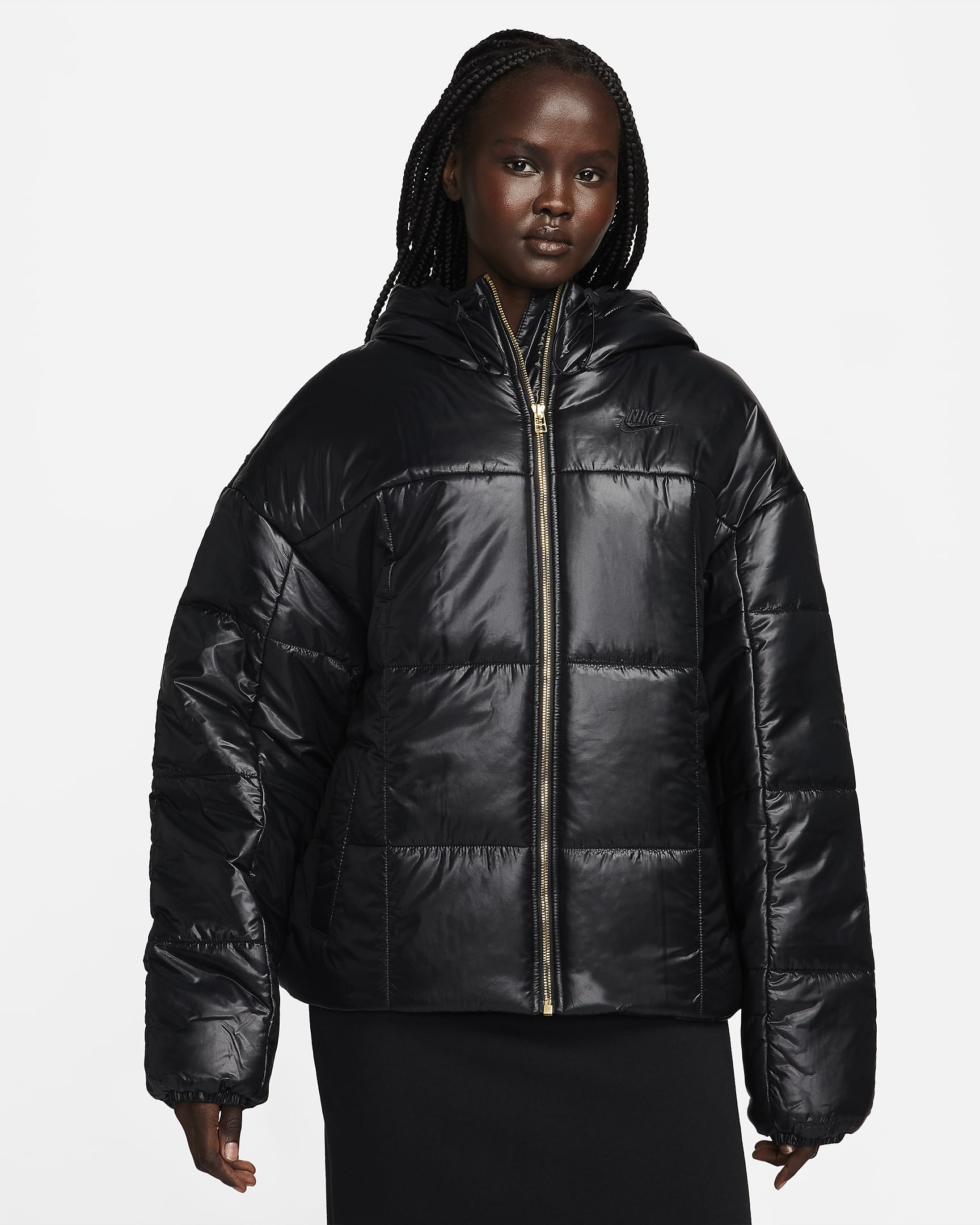 Nike Sportswear Classic Puffer Shine Women's Therma-FIT Loose Jacket ...