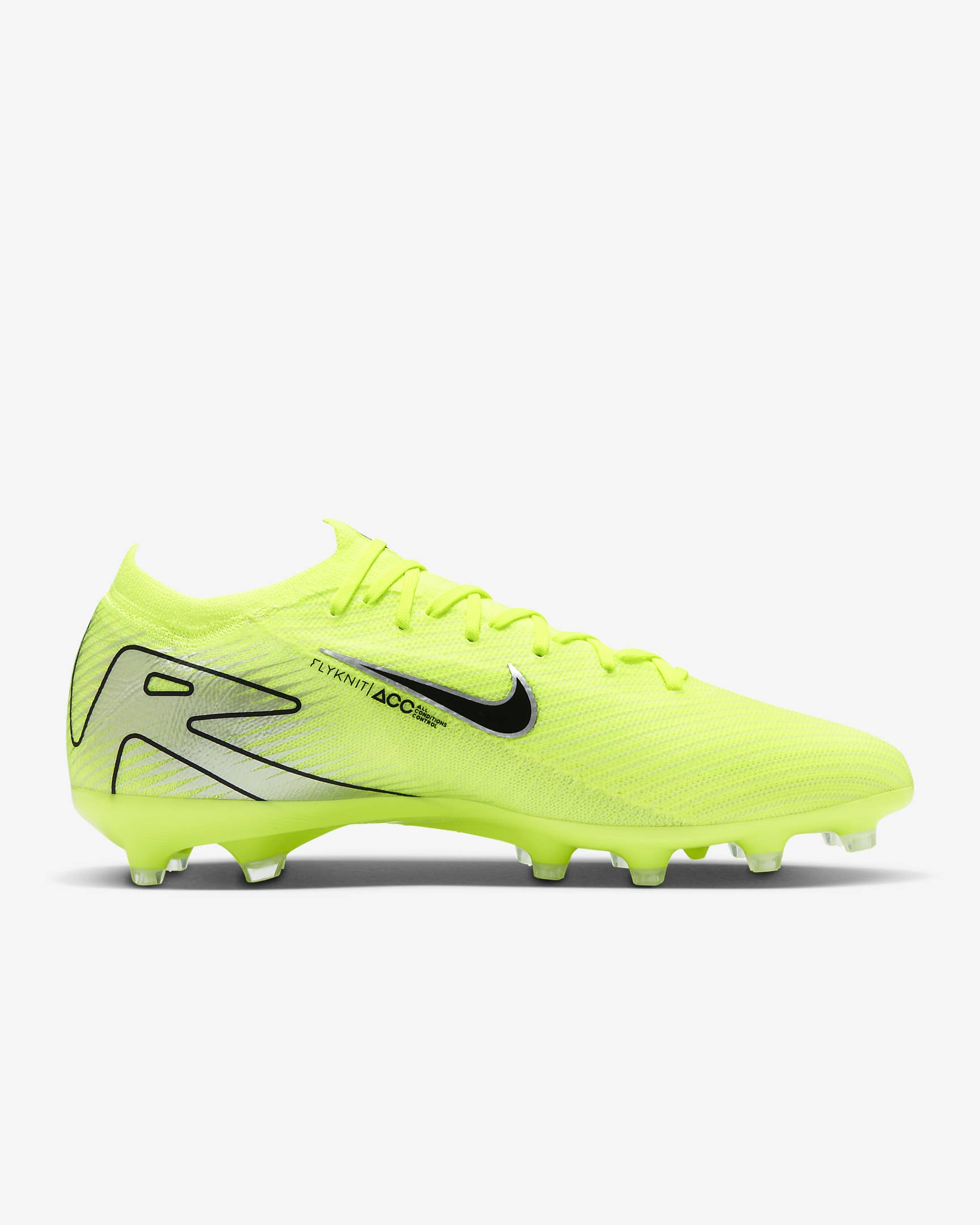 Nike Mercurial Vapor 16 Pro Botas de fútbol de perfil bajo AG-Pro - Volt/Negro