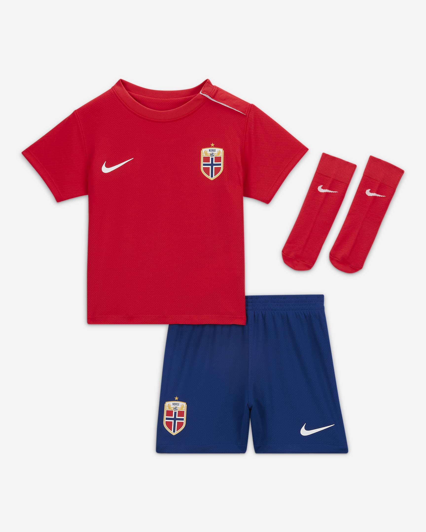 Norway 2023 Home Baby/Toddler Nike DriFIT 3Piece Kit. Nike HU