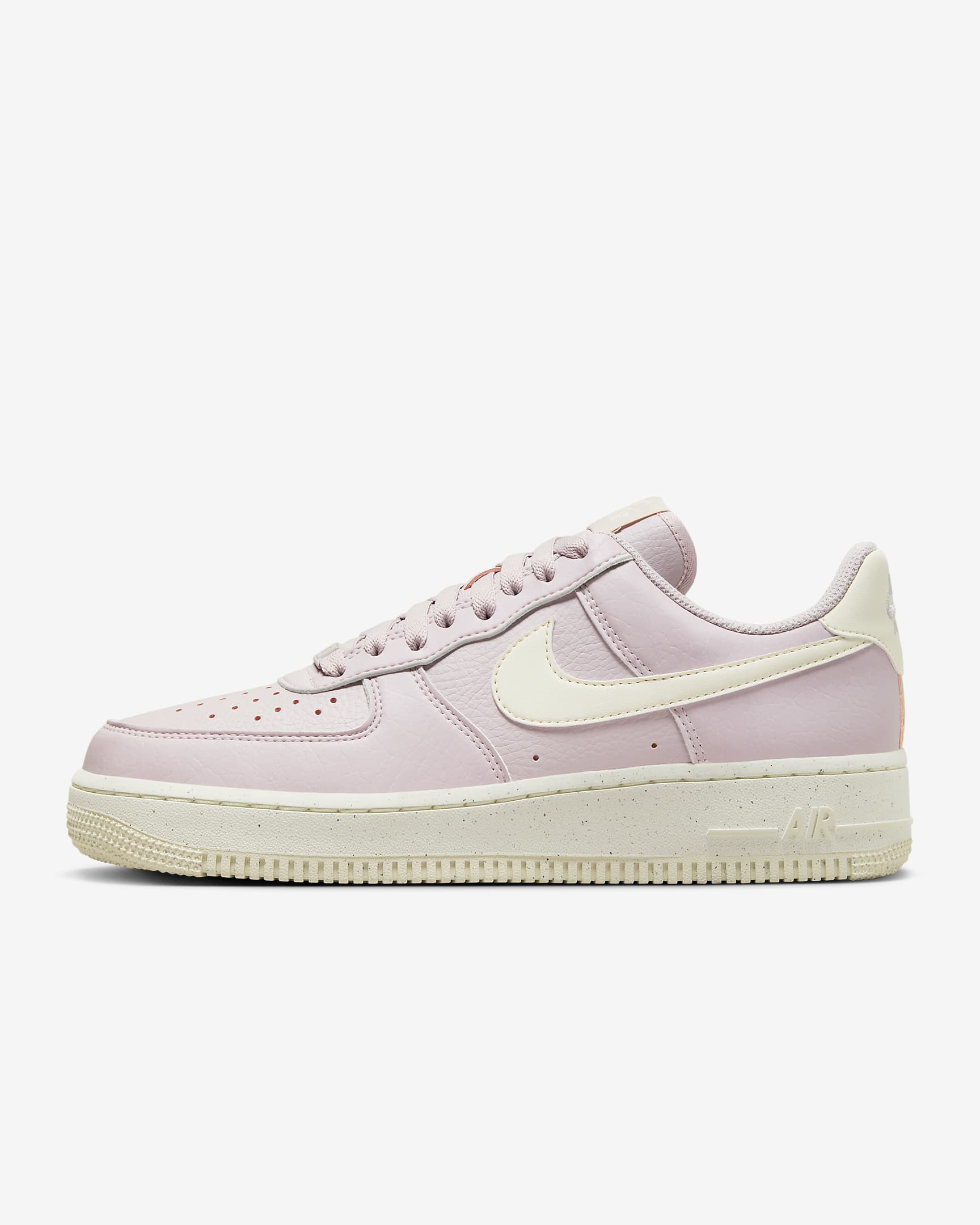 Nike Air Force 1 '07 Next Nature 女鞋 - Platinum Violet/Coconut Milk/Volt/Sail