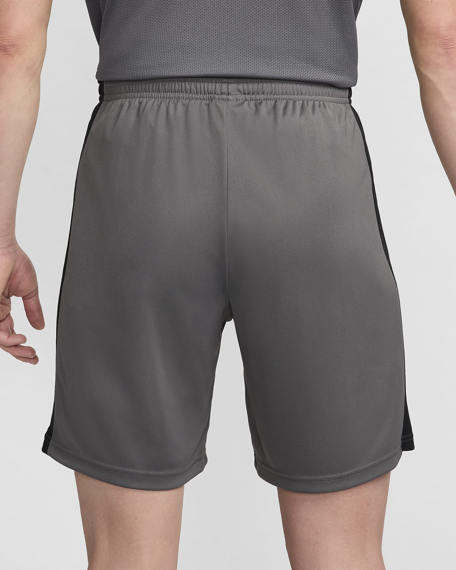 Nike Dri-FIT Academy Men's Soccer Shorts - Iron Grey/Black/Sunset Pulse