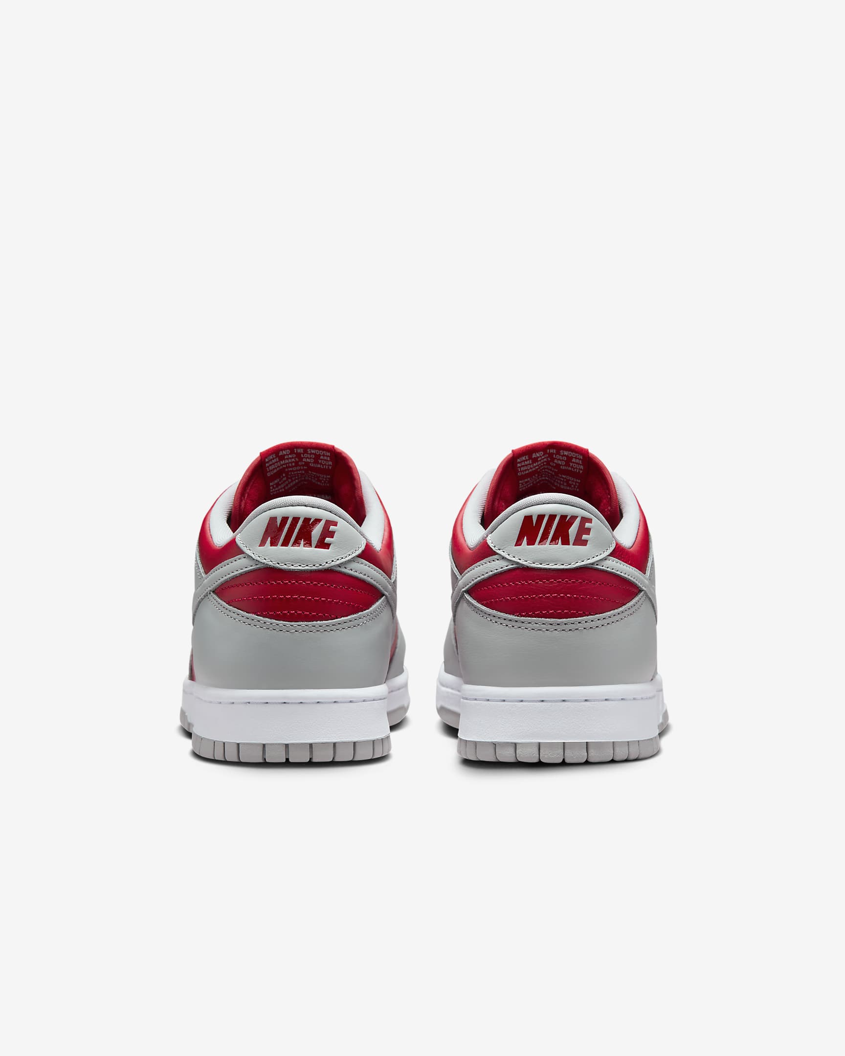 Nike Dunk Low Men's Shoes - Varsity Red/White/Silver