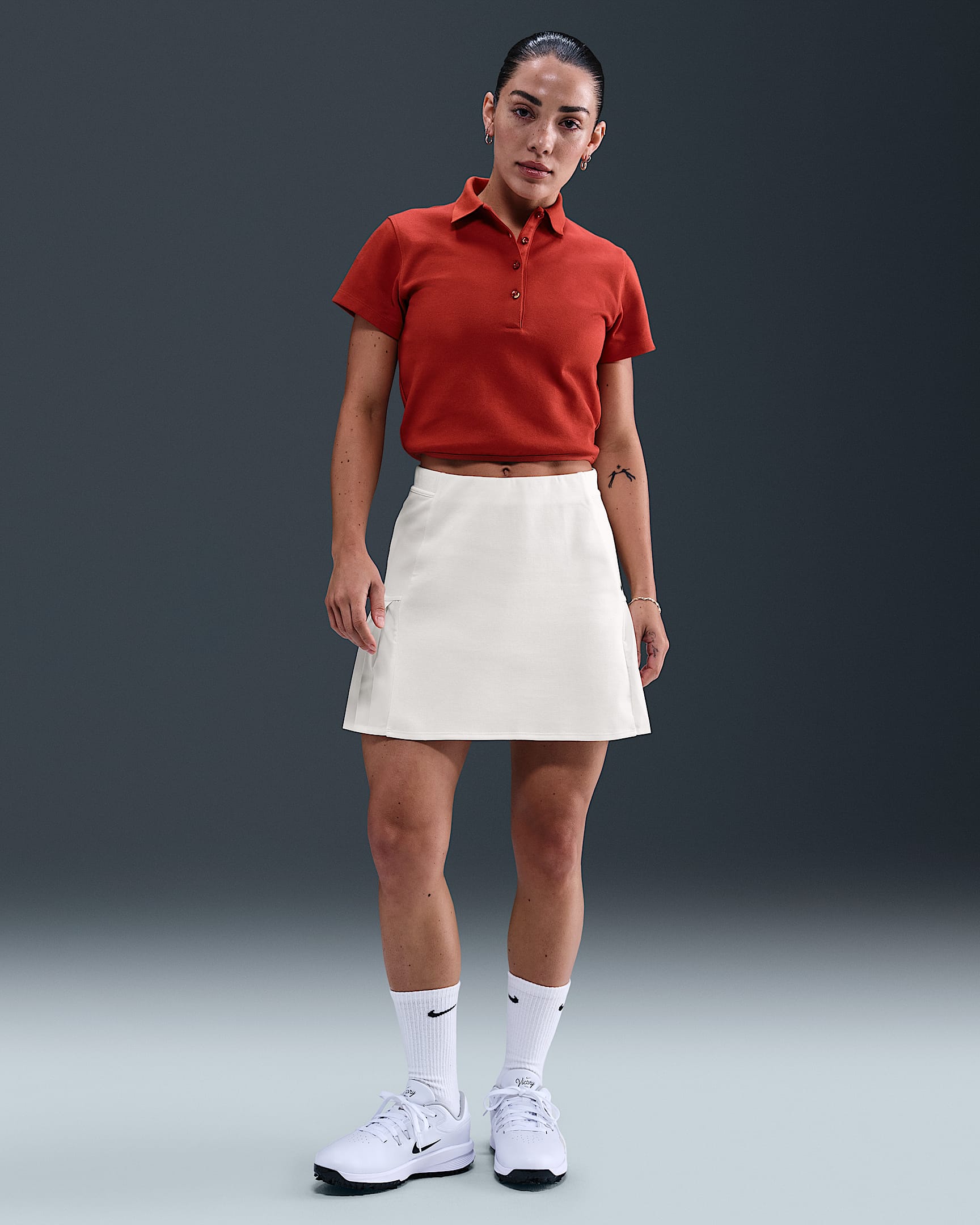 Nike Women's Golf Skirt - Sail/Black