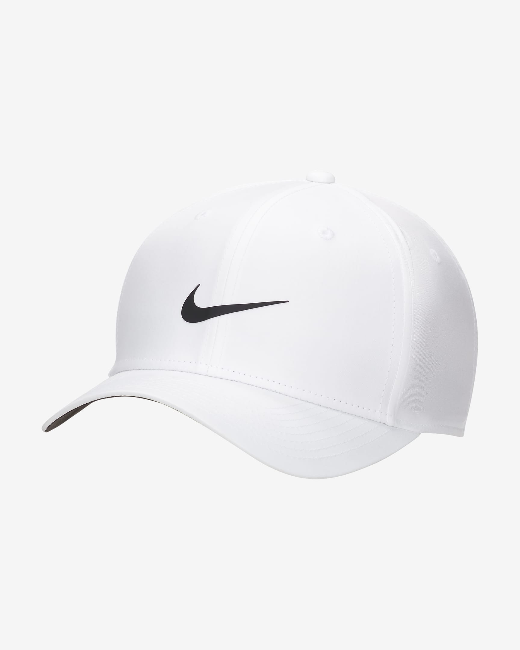 Nike Dri-FIT Rise Structured Snapback Cap - White/Anthracite/Black