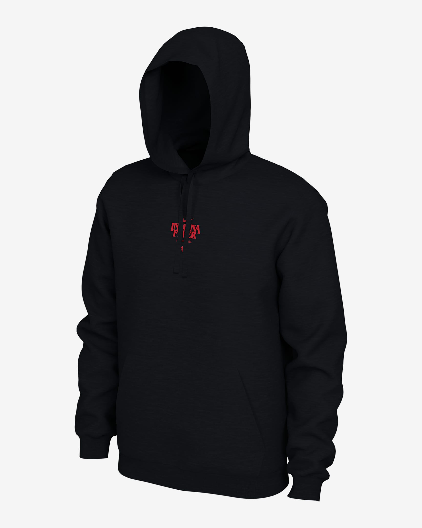 Indiana Fever Club Fleece Men's Nike WNBA Pullover Hoodie - Black