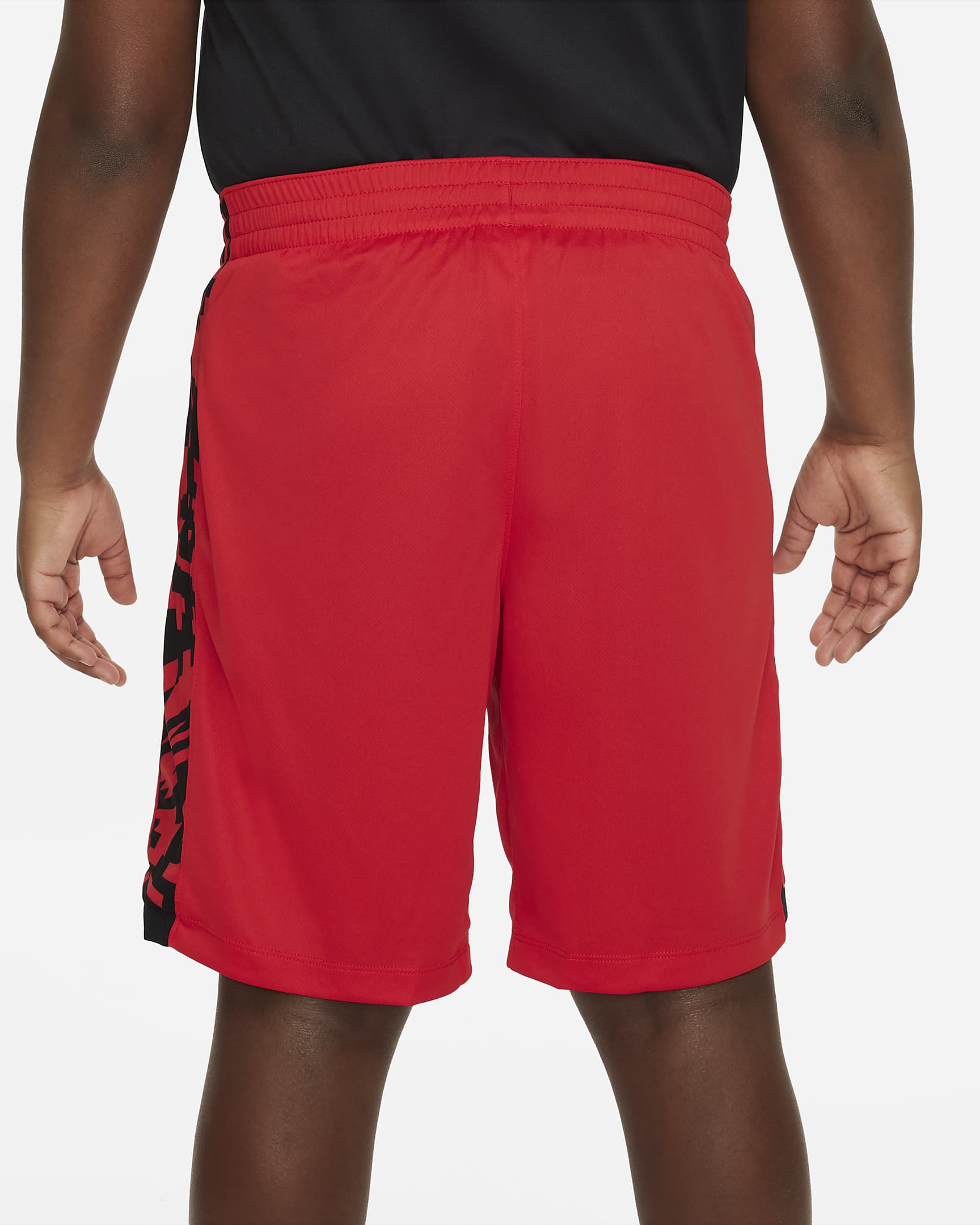 Nike Dri-FIT Trophy Big Kids' (Boys') Training Shorts (Extended Size) - University Red/Black/White