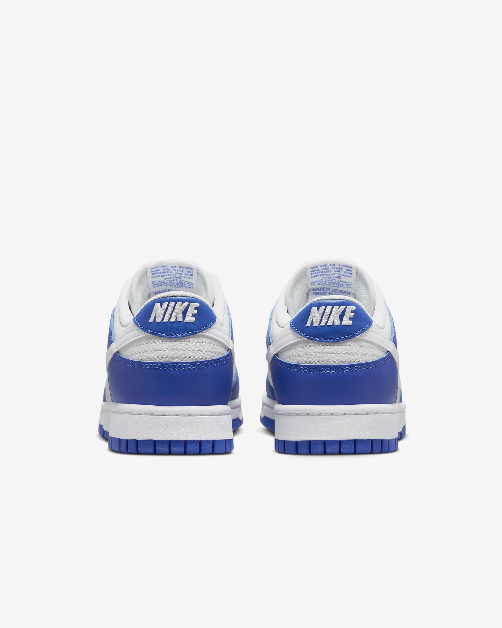 Nike Dunk Low-sko til mænd - Photon Dust/Racer Blue/hvid