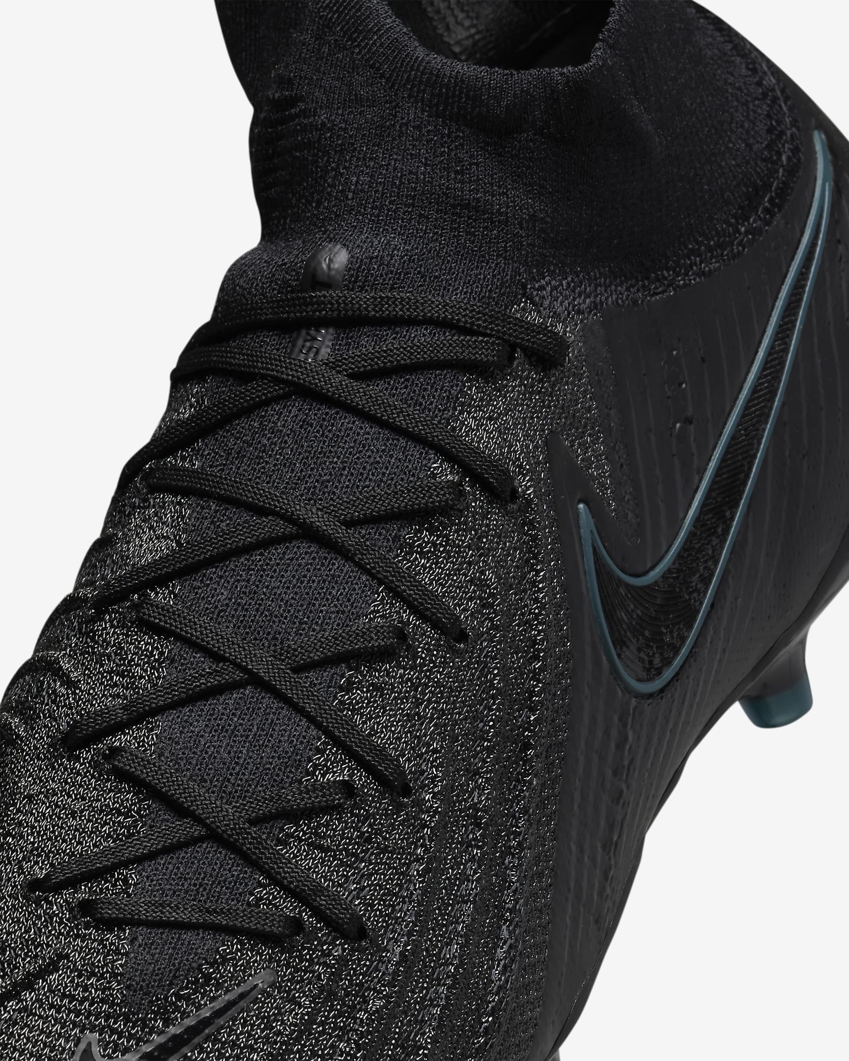 Nike Phantom Luna 2 Elite AG High-Top Soccer Cleats - Black/Deep Jungle/Black