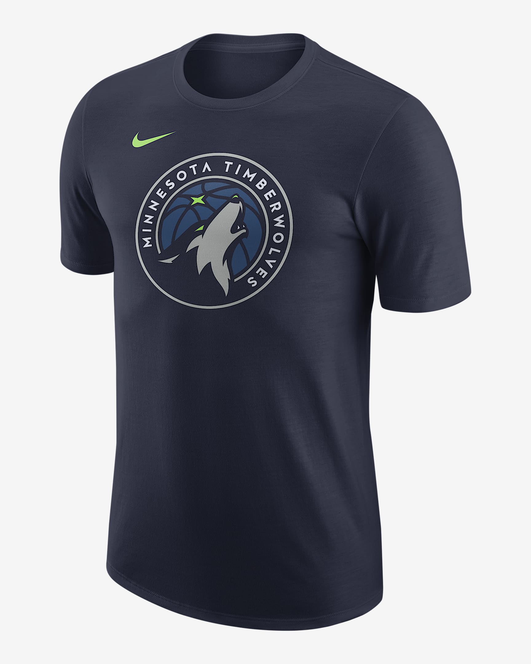 Playera Nike de la NBA para hombre Minnesota Timberwolves Essential - Azul marino universitario