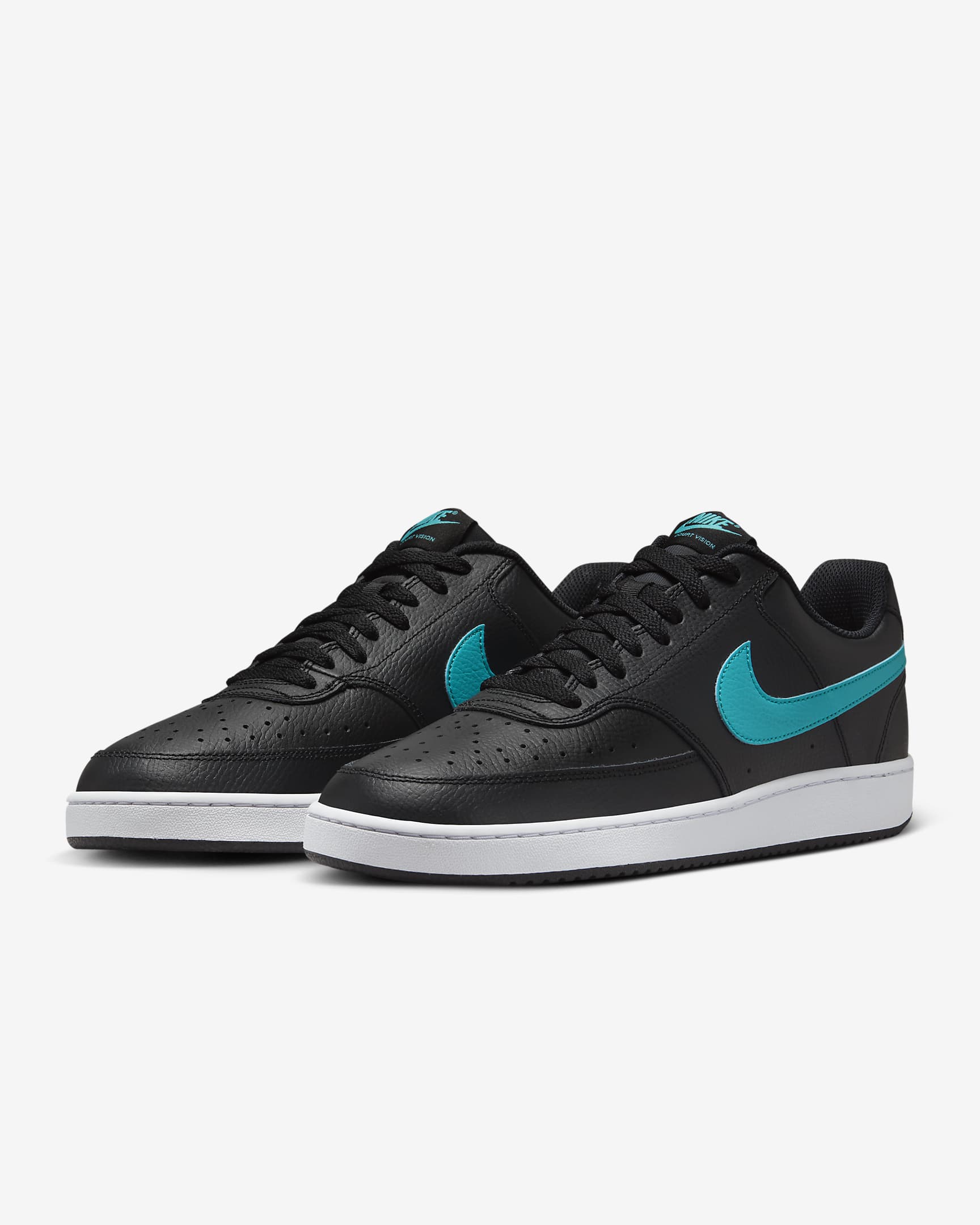 Nike Court Vision Low férficipő - Fekete/Fehér/Dusty Cactus