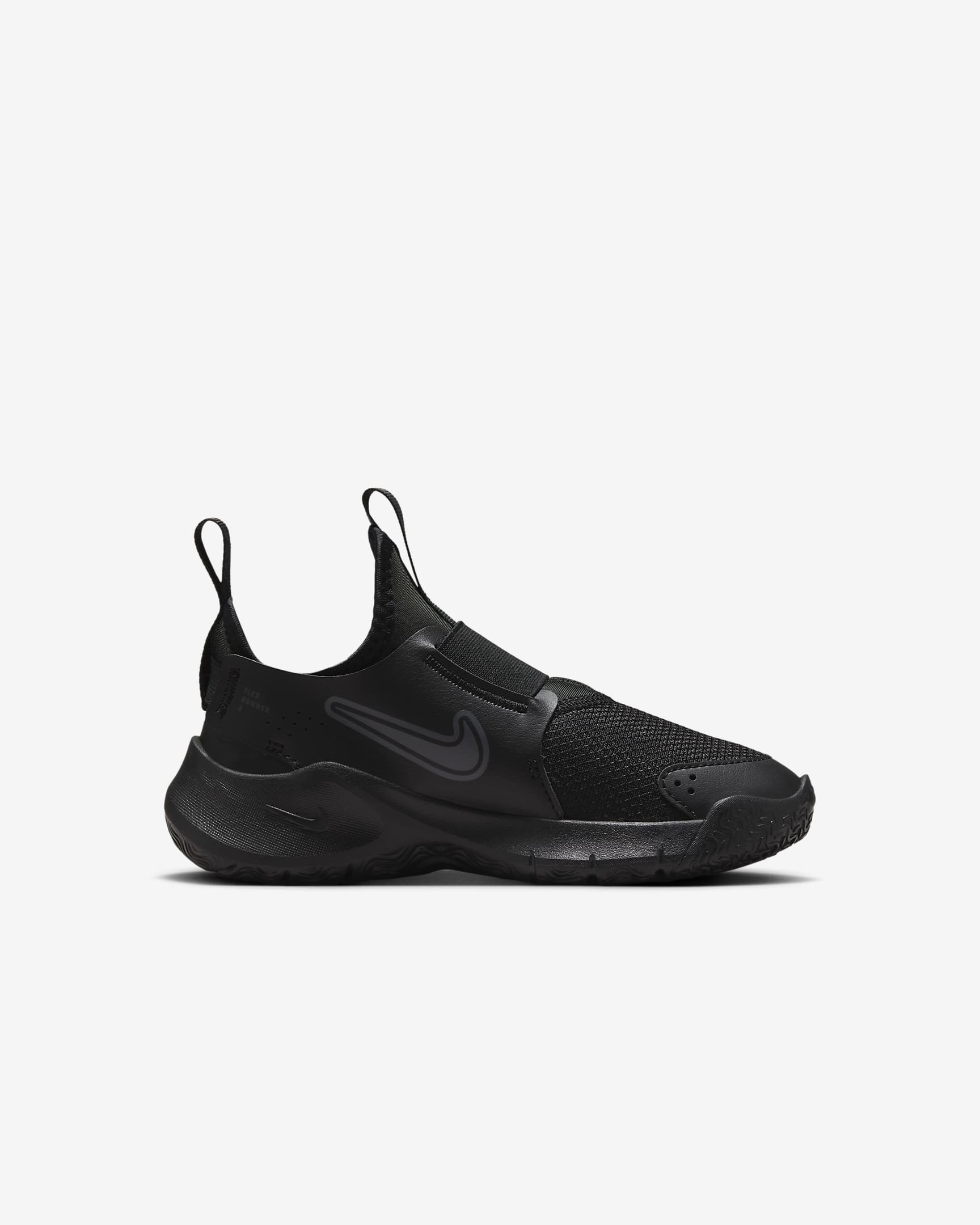 Nike Flex Runner 3 Younger Kids' Shoes - Black/Black/Anthracite