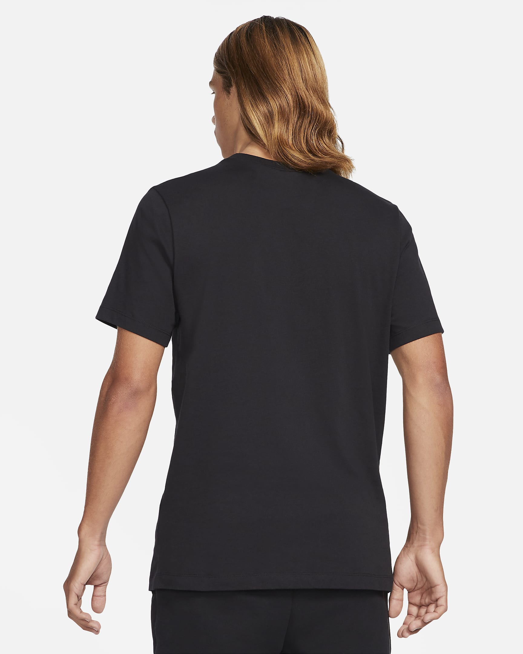 Nike Sportswear Swoosh Men's T-Shirt - Black/White