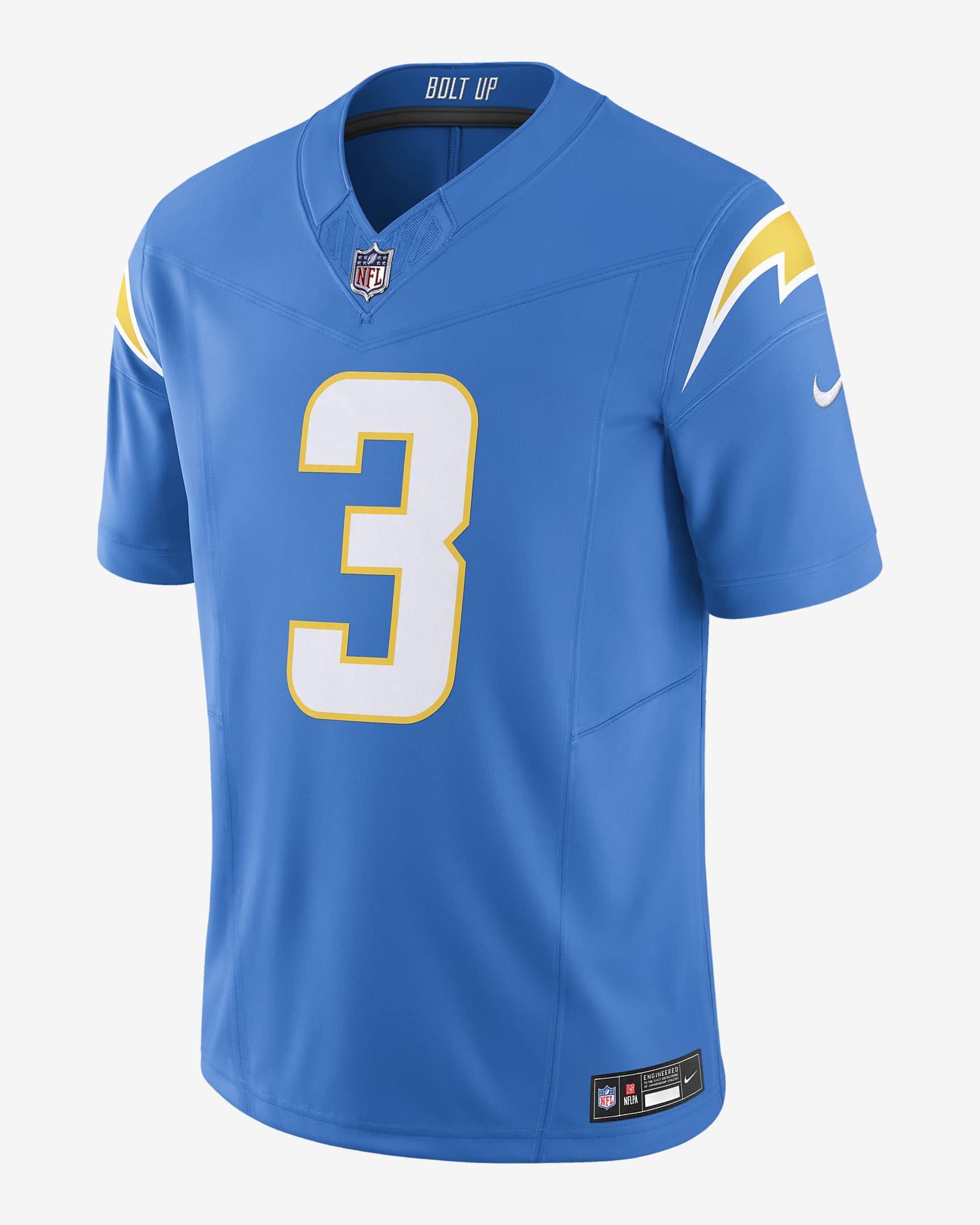 Jersey de fútbol americano Nike Dri-FIT de la NFL Limited para hombre Derwin James Jr. Los Angeles Chargers - Azul pólvora