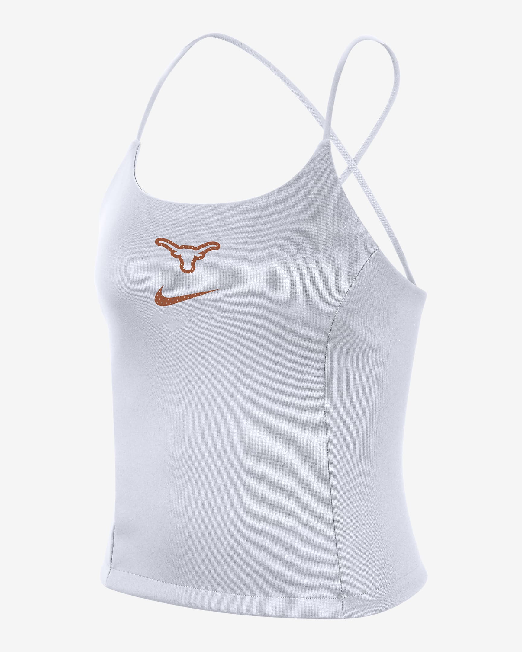 Texas Icon Clash Women's Nike College Tank Top - White/Desert Orange