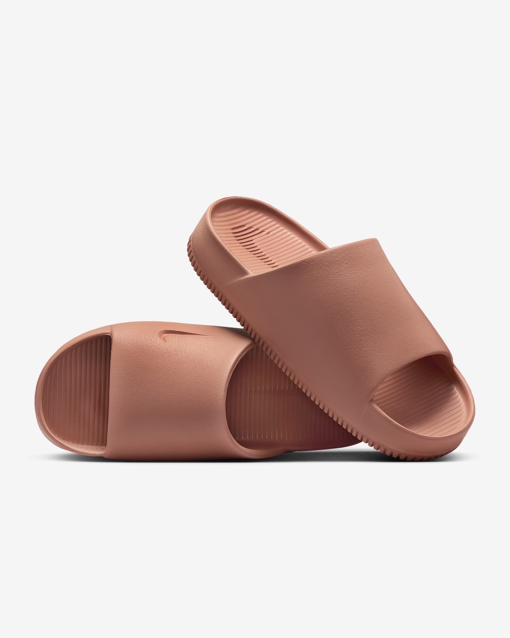 Nike Calm Women's Slides - Terra Blush/Terra Blush/Terra Blush