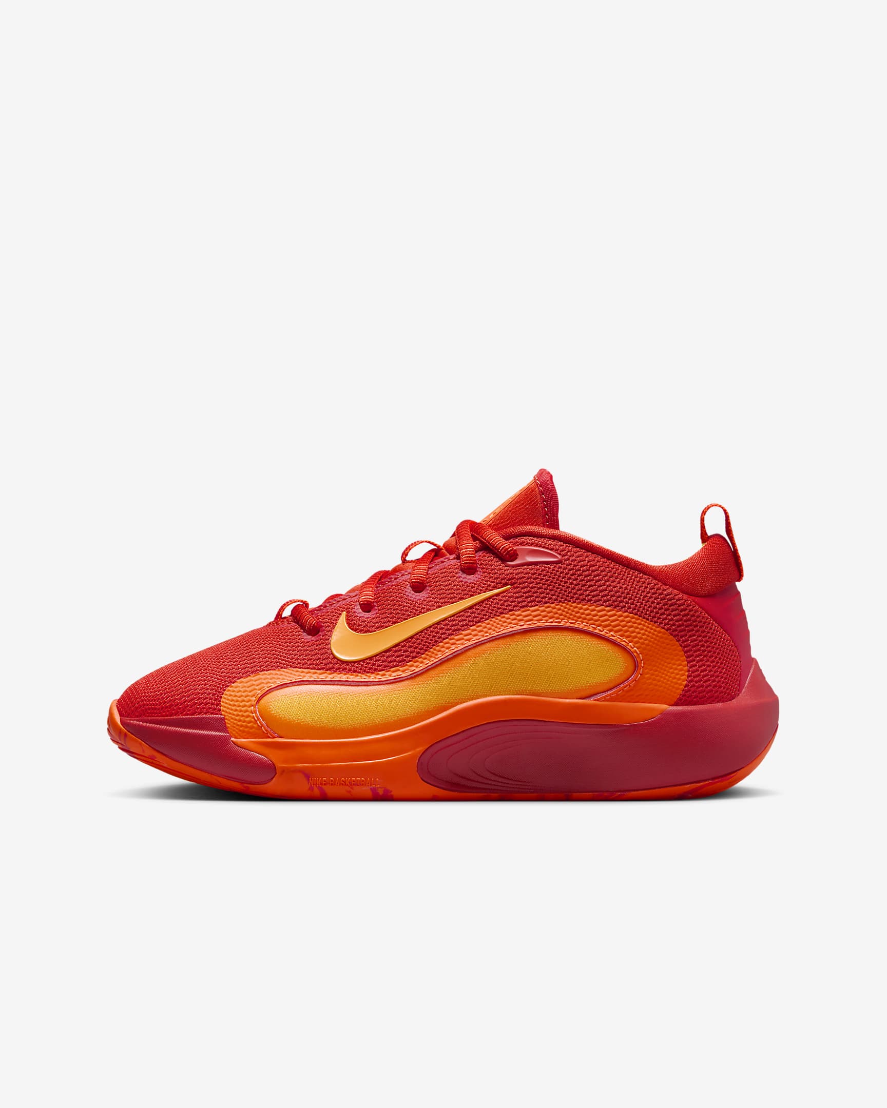 Nike IsoFly 大童籃球鞋 - Team Orange/Total Orange/白色/Laser Orange