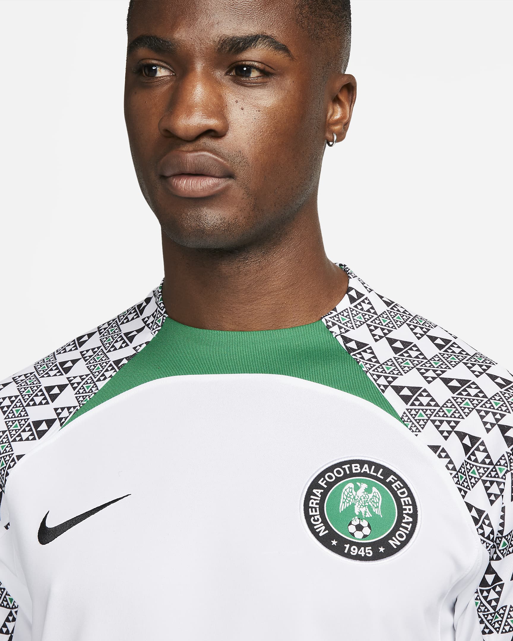 Nigeria 2022/23 Stadium Away Men's Nike Dri-FIT Football Shirt. Nike HR