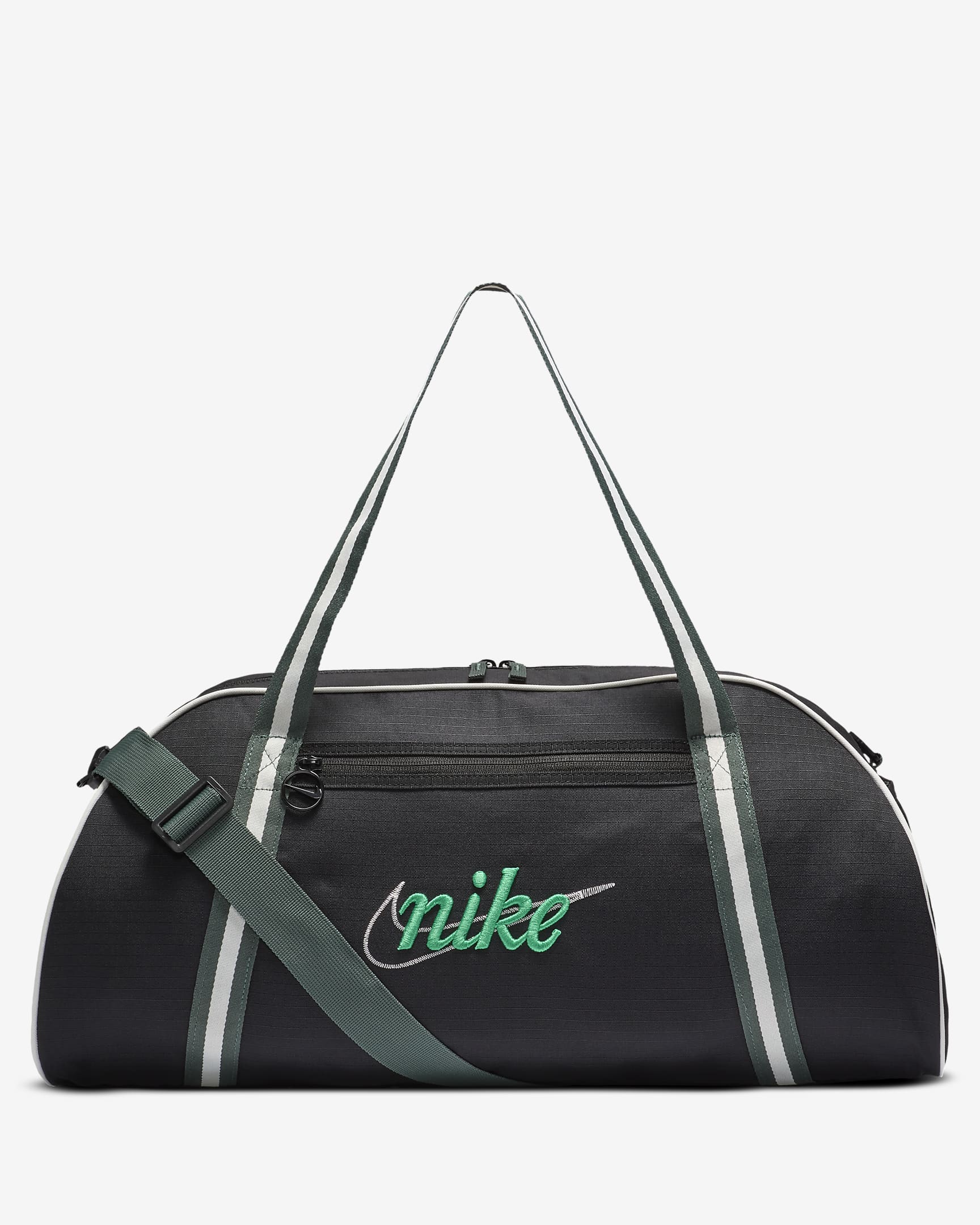 Nike Gym Club Training Bag (24L) - Black/Vintage Green/Stadium Green