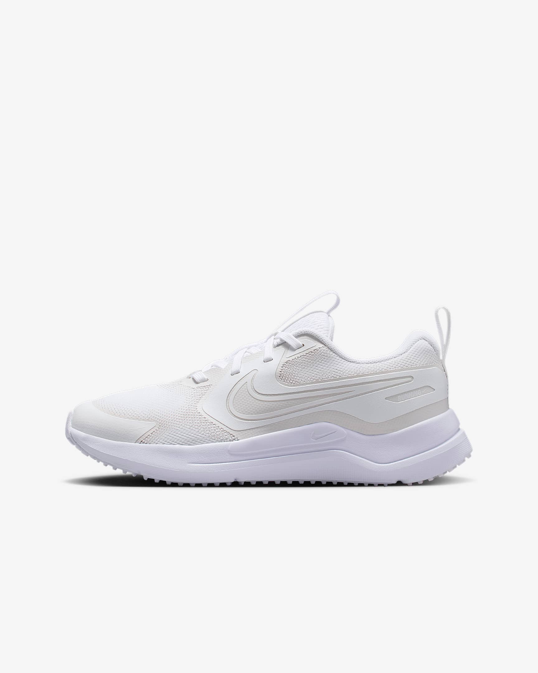 Nike Cosmic Runner Older Kids' Road Running Shoes - White/White/Platinum Tint