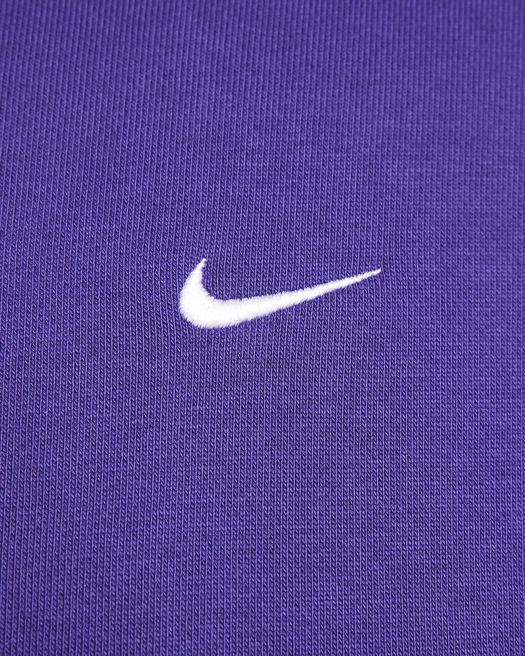 Nike Solo Swoosh Men's Fleece Pullover Hoodie - Field Purple/White