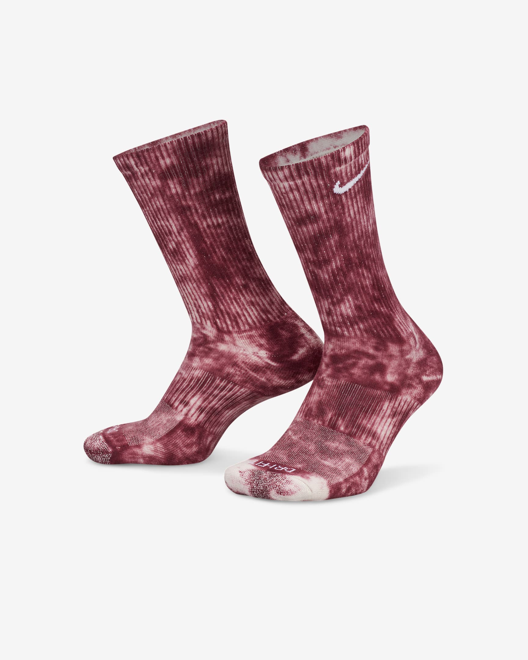 Nike Everyday Plus Cushioned Crew Socks - Night Maroon/Phantom