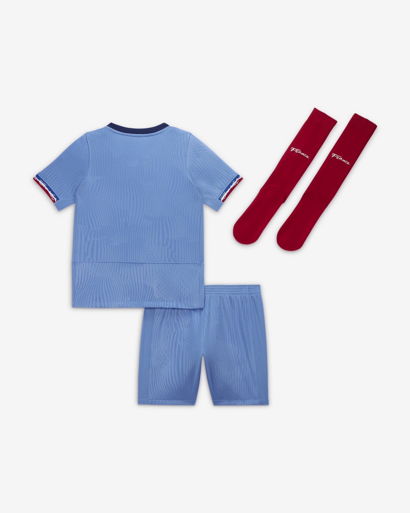 France 2023 Home Younger Kids' Nike Dri-FIT 3-Piece Kit. Nike RO