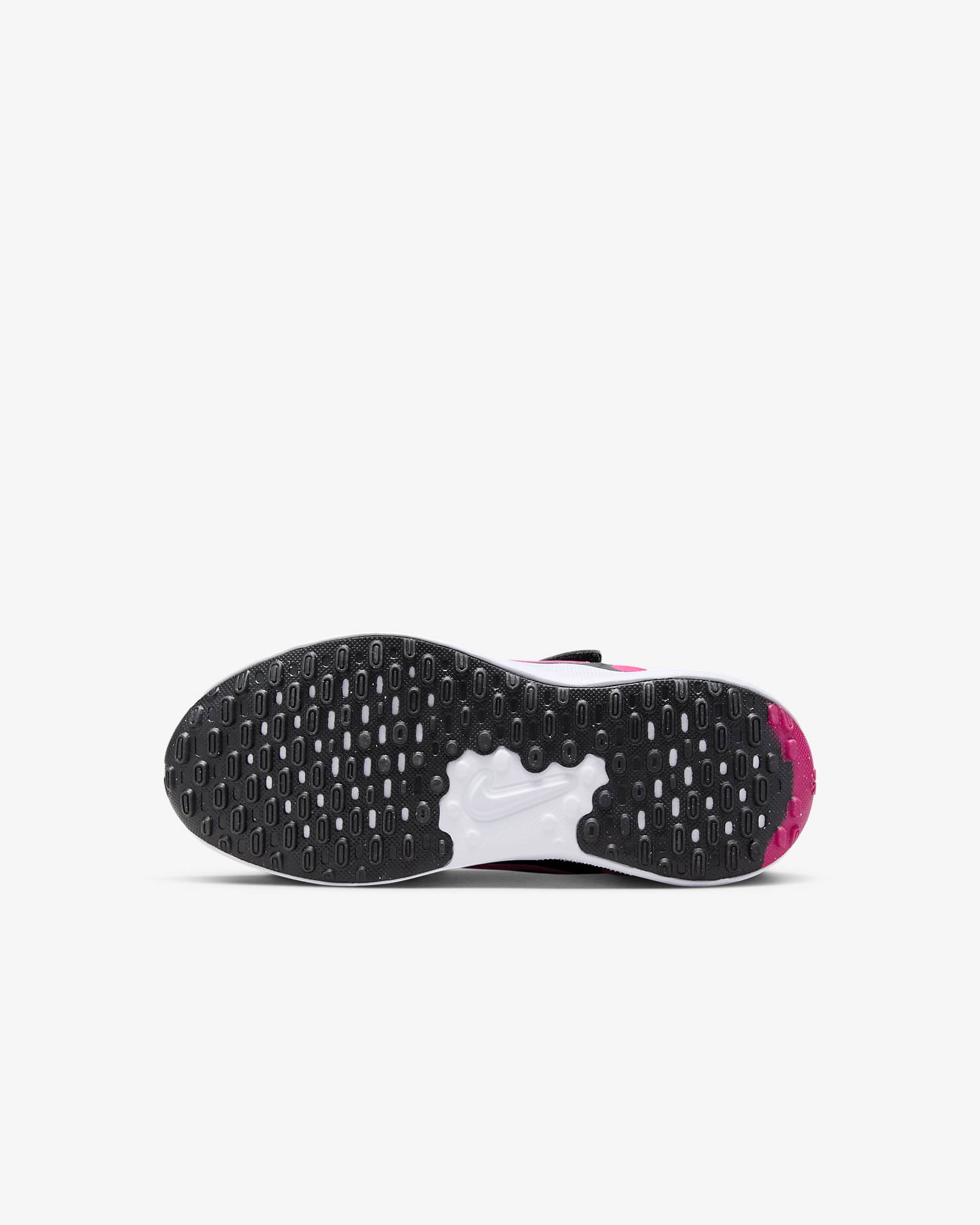 Nike Revolution 7 Younger Kids' Shoes - Black/White/Hyper Pink