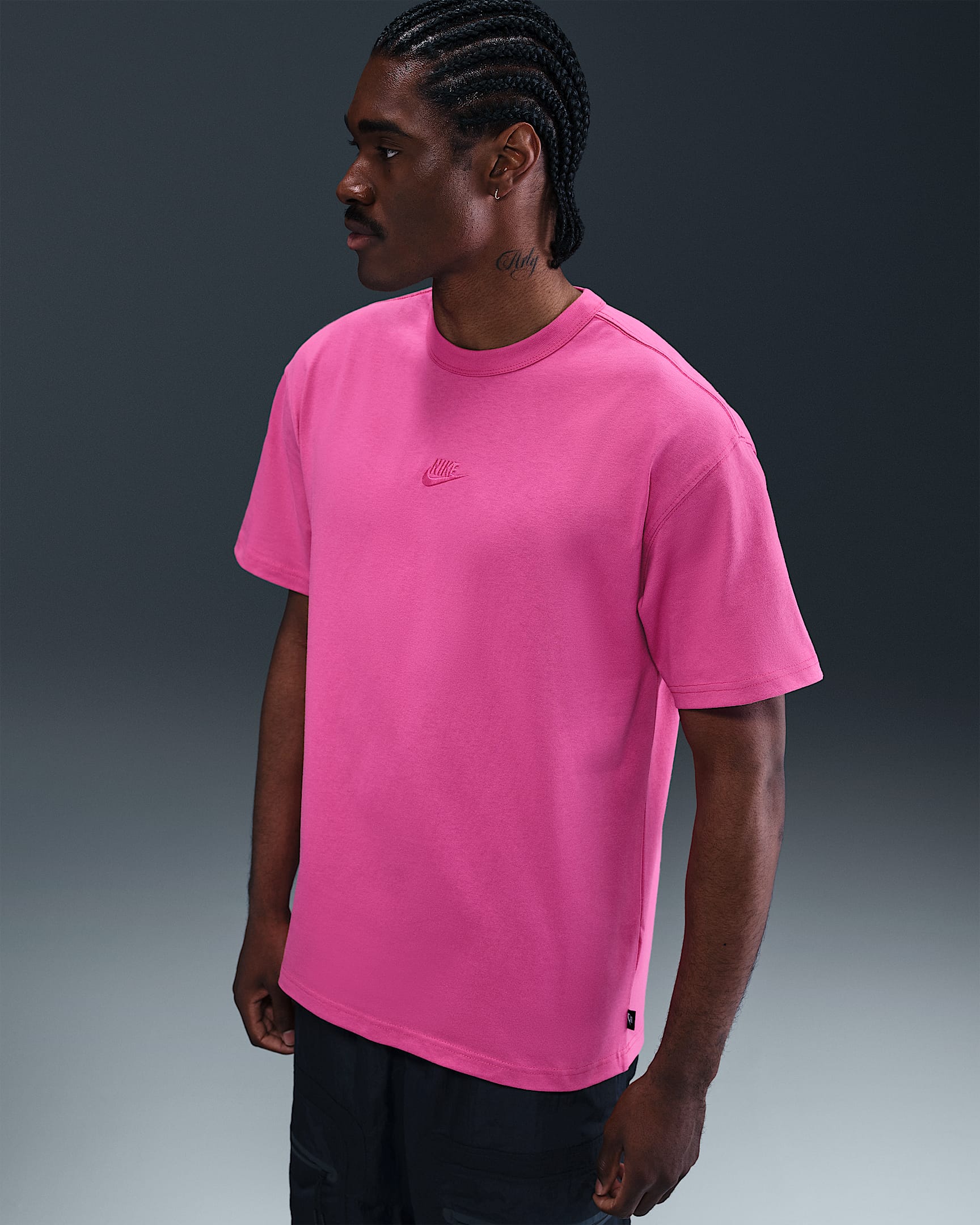 Nike Sportswear Premium Essentials Herren-T-Shirt - Active Fuchsia