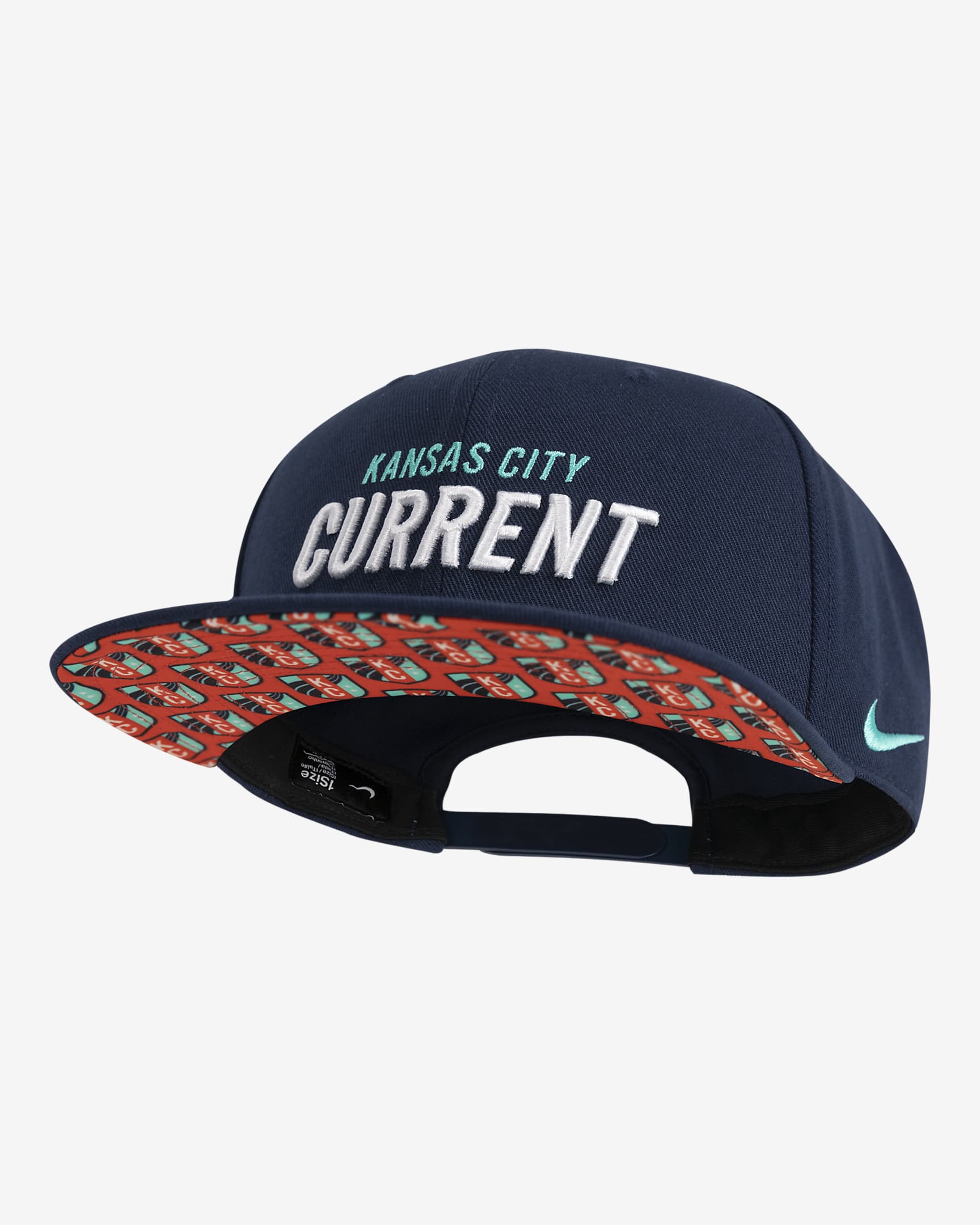 Gorra de fútbol Nike Kansas City Current - Azul marino universitario