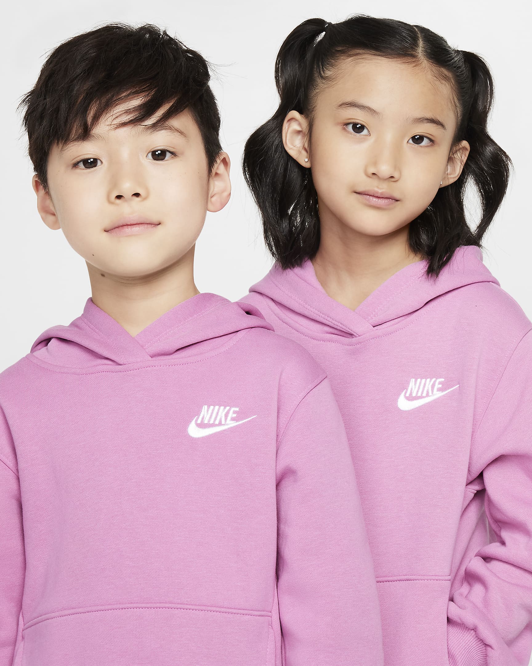 Nike Sportswear Club Little Kids' Fleece Pullover Hoodie - Magic Flamingo