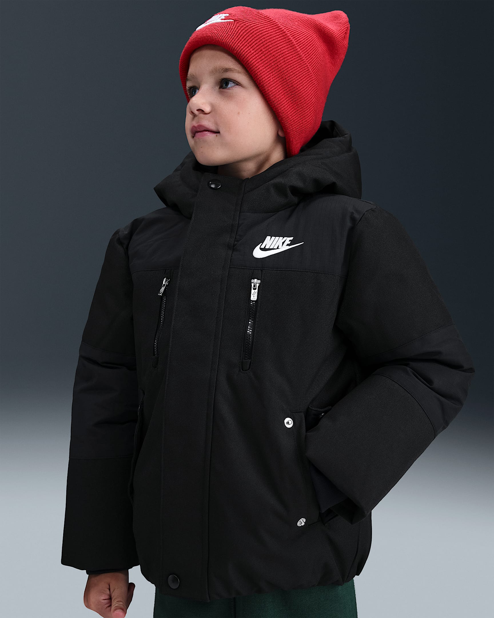 Nike Little Kids' Outdoor Jacket - Black
