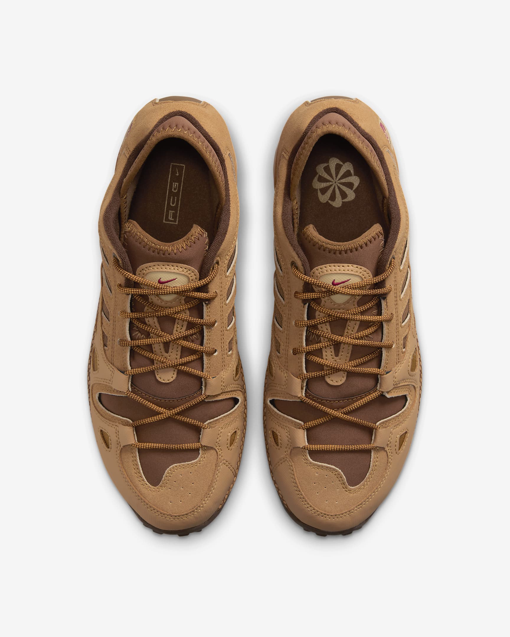 Ανδρικά παπούτσια Nike ACG Air Exploraid - Flax/Cacao Wow/Light British Tan/Gym Red