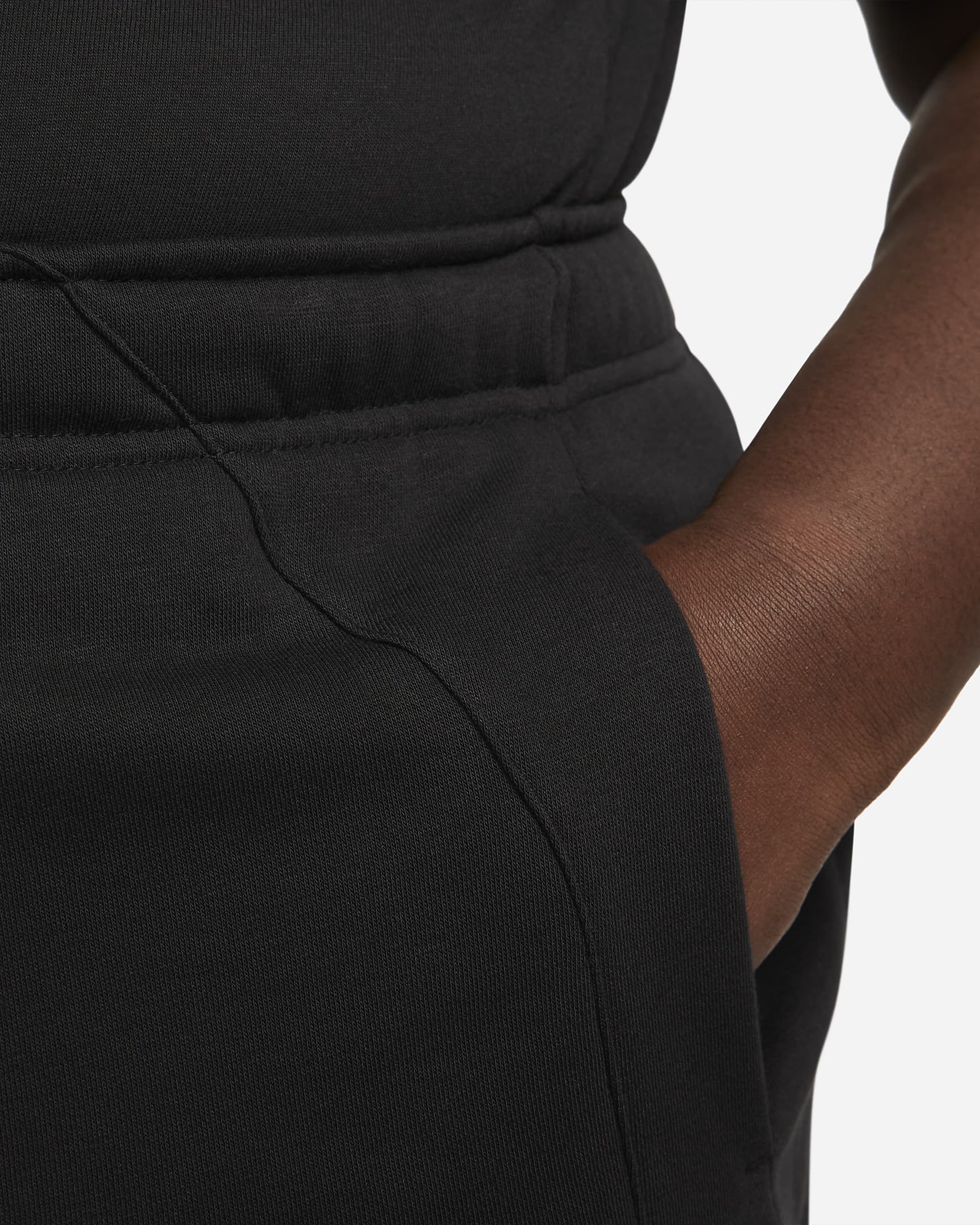 Nike Air Women's Mid-Rise Fleece Shorts (Plus Size). Nike UK