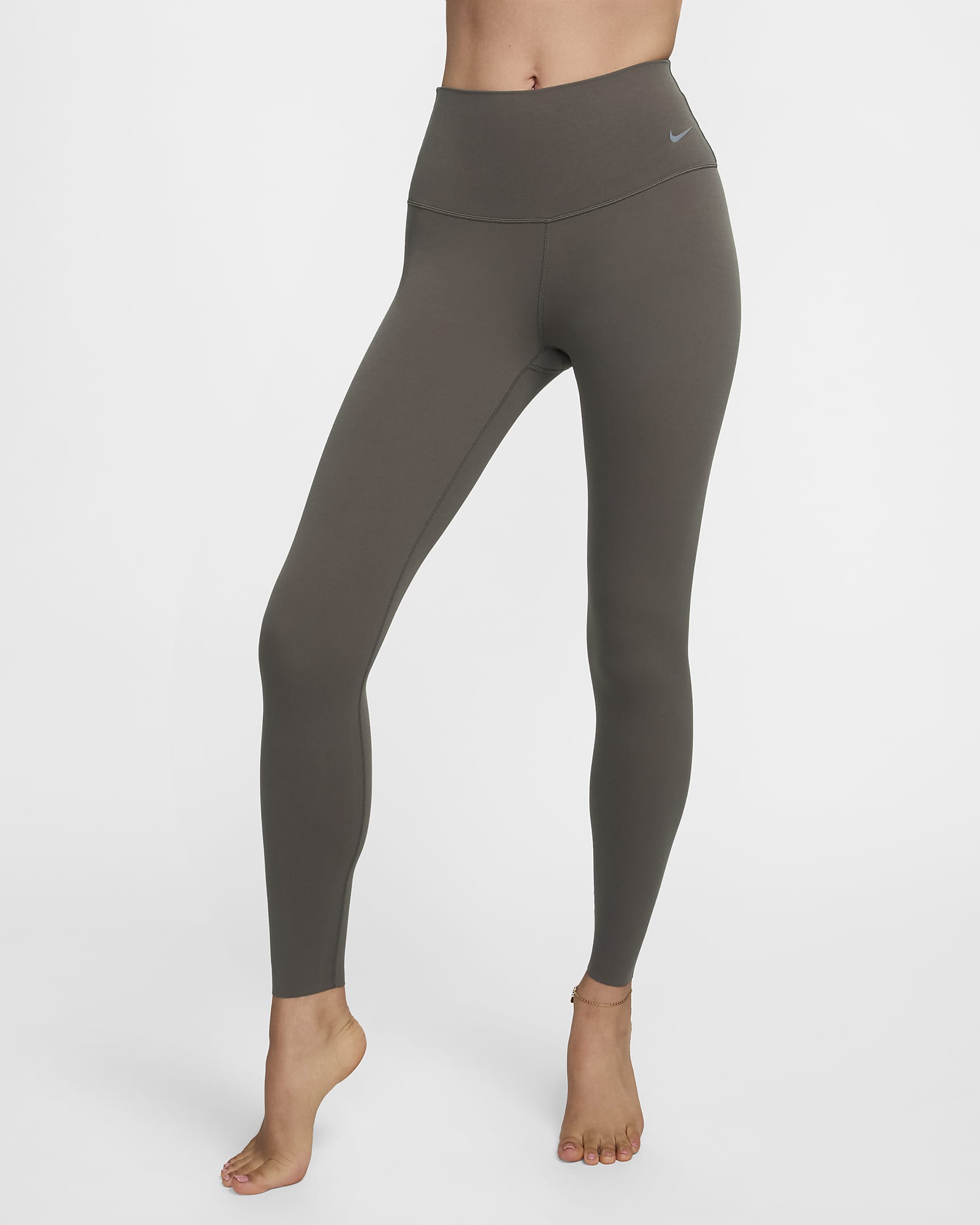 Nike Zenvy Women's Gentle-Support High-Waisted Full-Length Leggings - Ironstone/Black