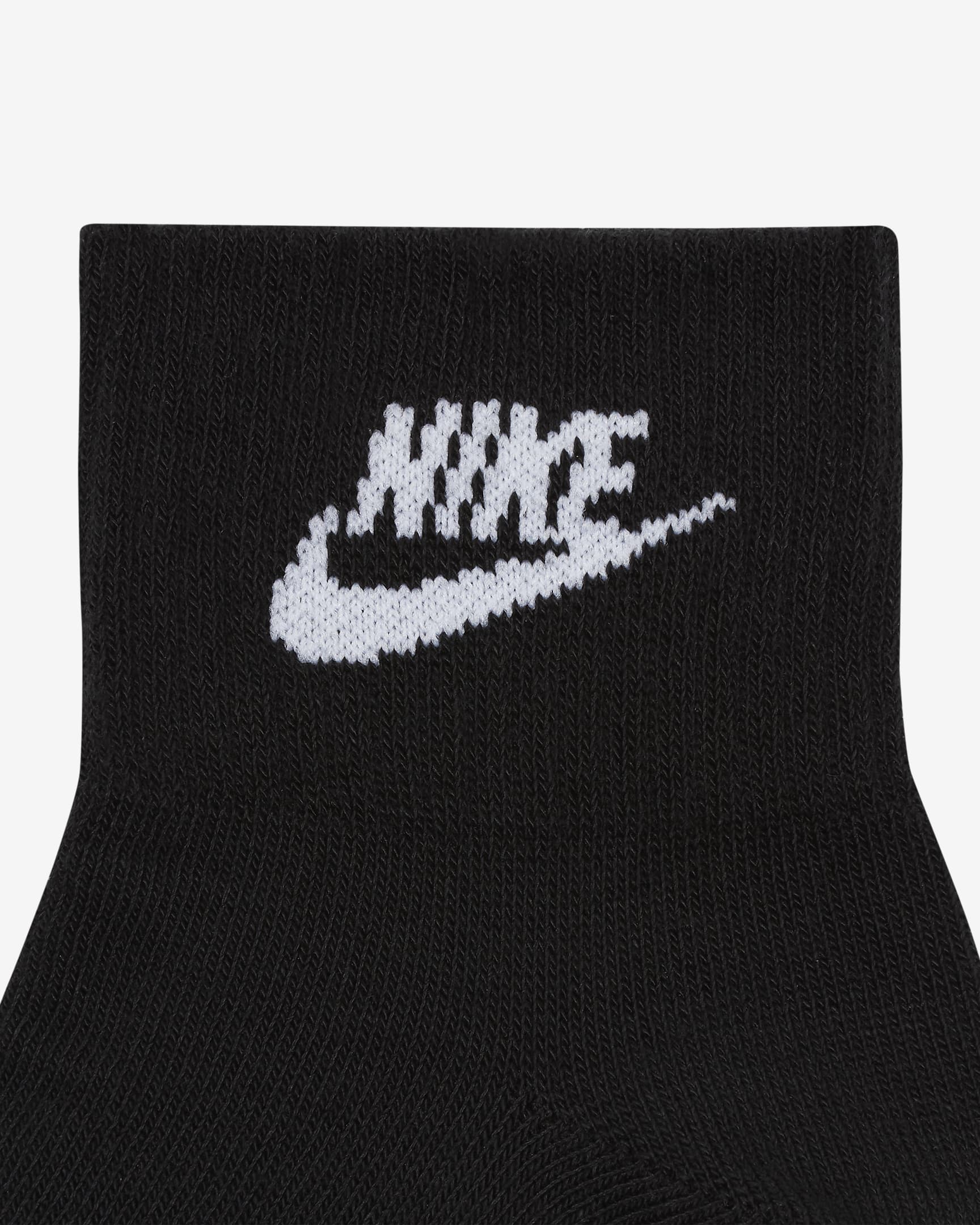 Nike Everyday Essential Ankle Socks (3 Pairs) - Black/White