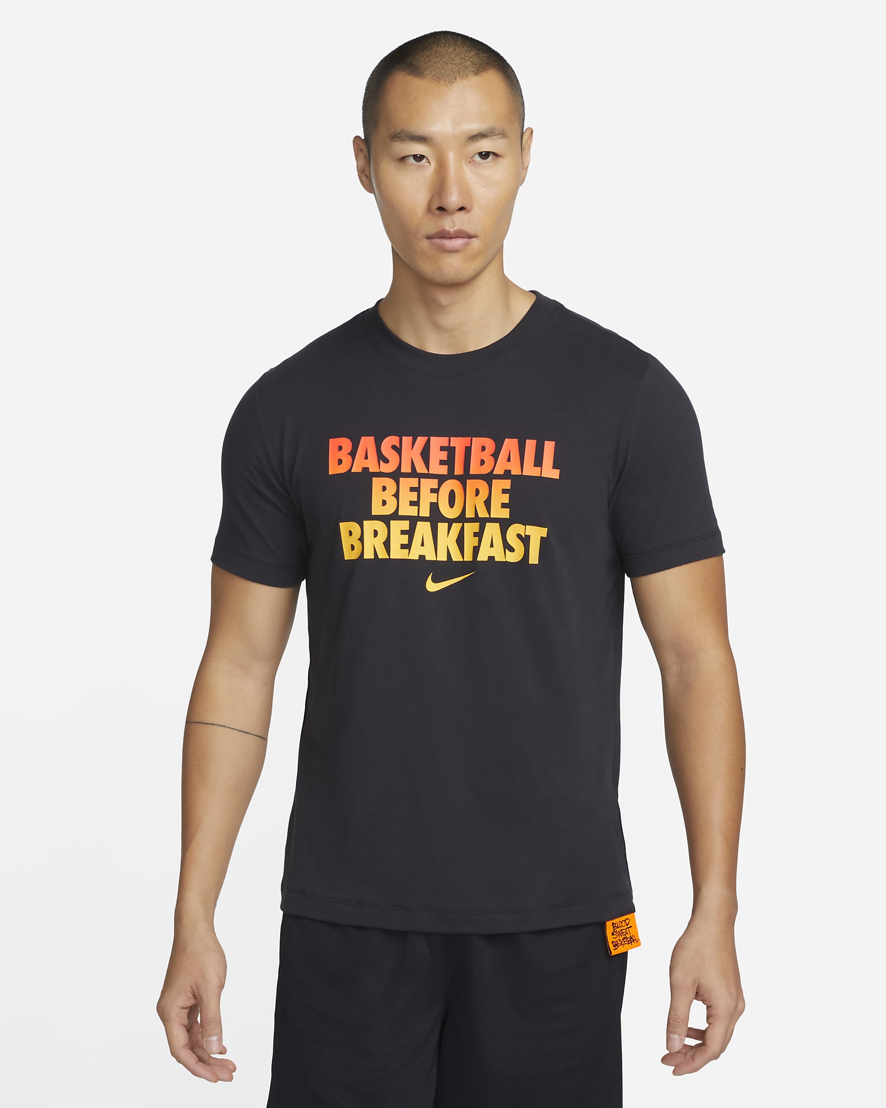Nike Dri-FIT Men's Basketball T-Shirt - Black