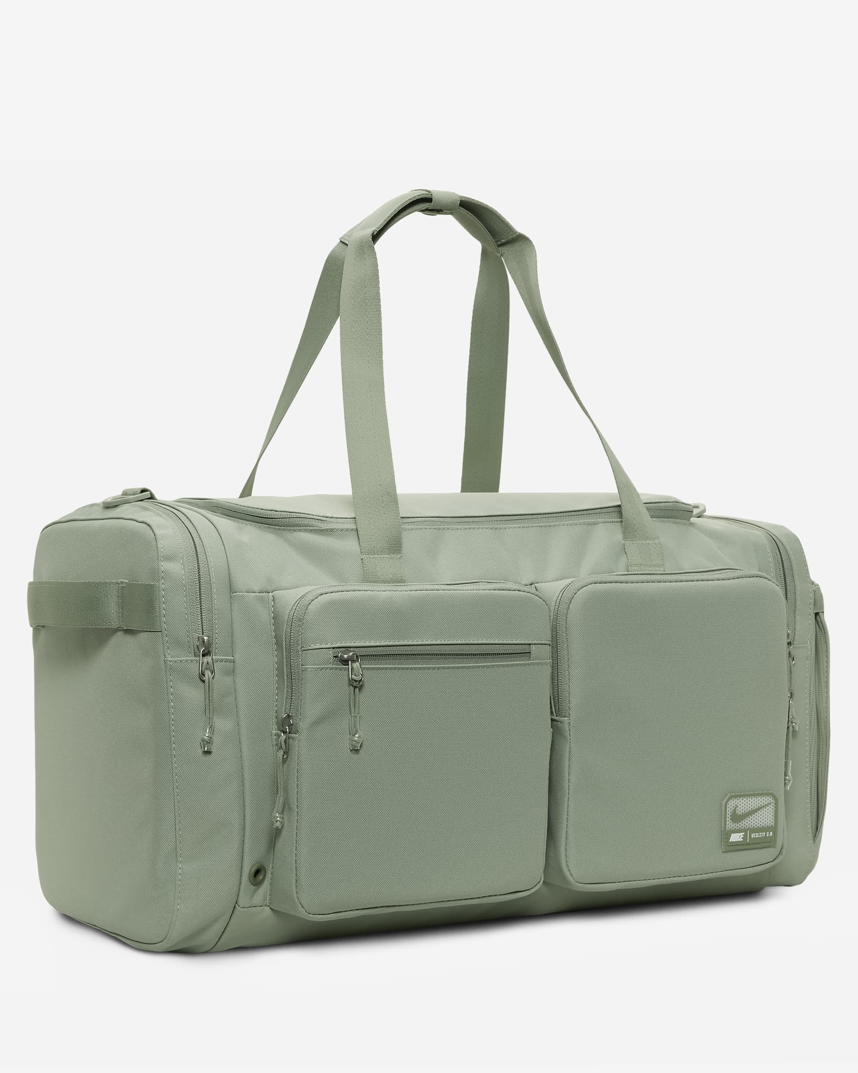 Nike Utility Power 2.0 Duffel Bag (Medium, 51L) - Jade Horizon/Jade Horizon/Oil Green