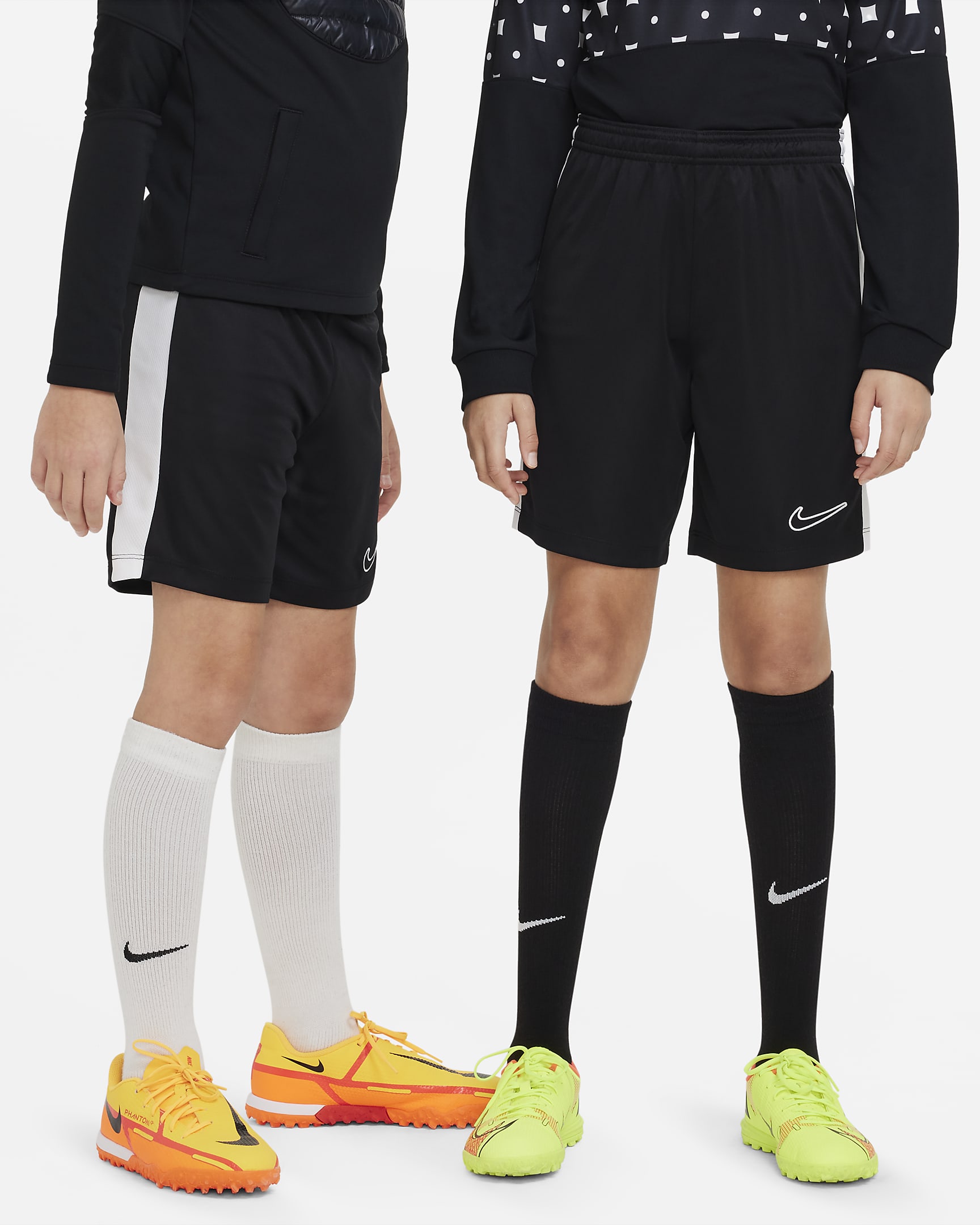 Nike Dri-FIT Academy23 Fußballshorts für Kinder - Schwarz/Weiß/Schwarz/Weiß