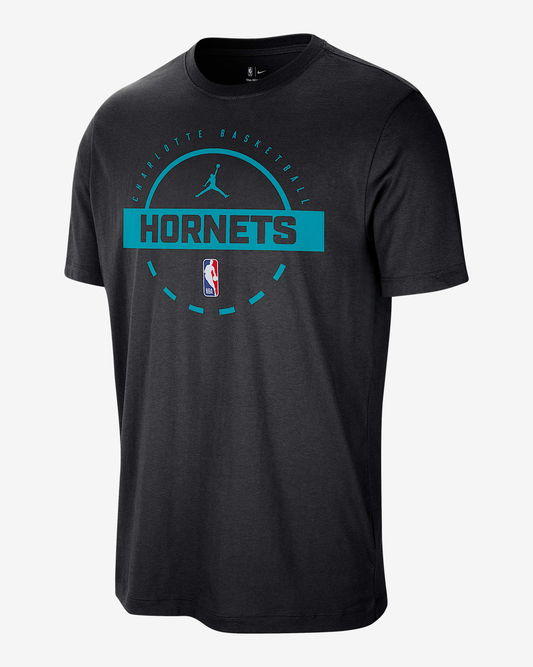 Charlotte Hornets Men's Nike NBA Practice T-Shirt - Black