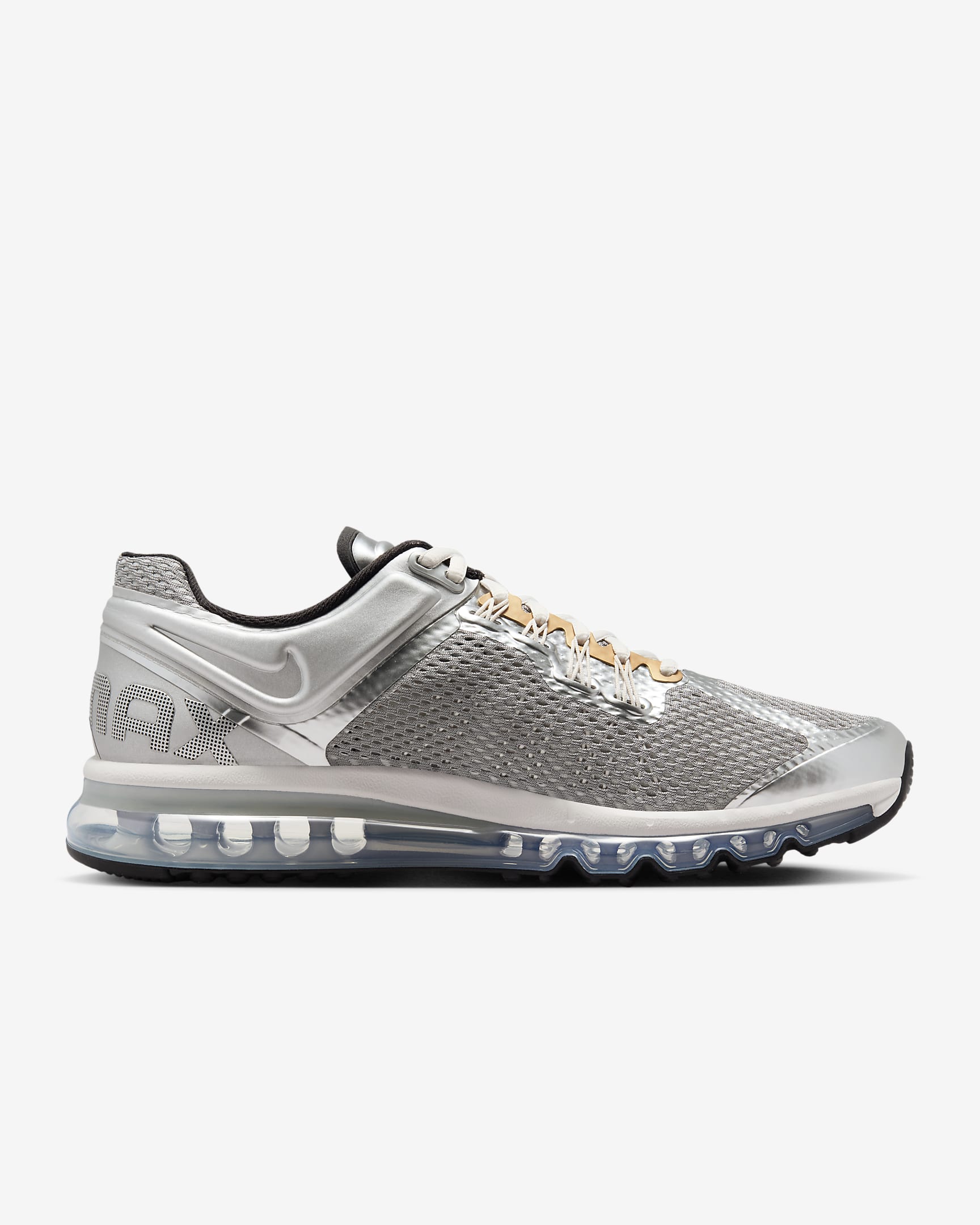 รองเท้าผู้ชาย Nike Air Max 2013 - Metallic Silver/Metallic Pewter/Metallic Gold/Phantom