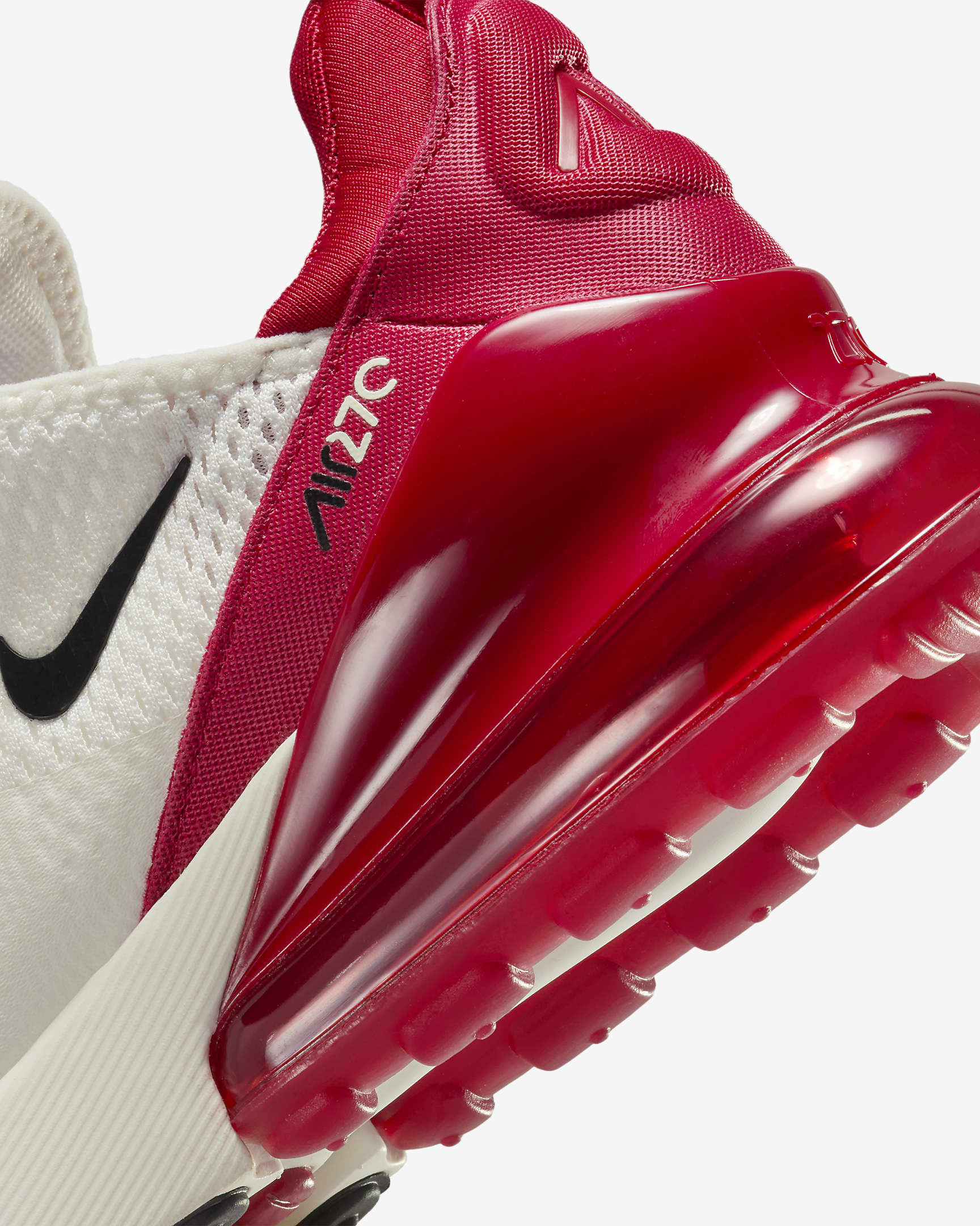 Chaussure Nike Air Max 270 pour femme - Gym Red/Noir/Sail