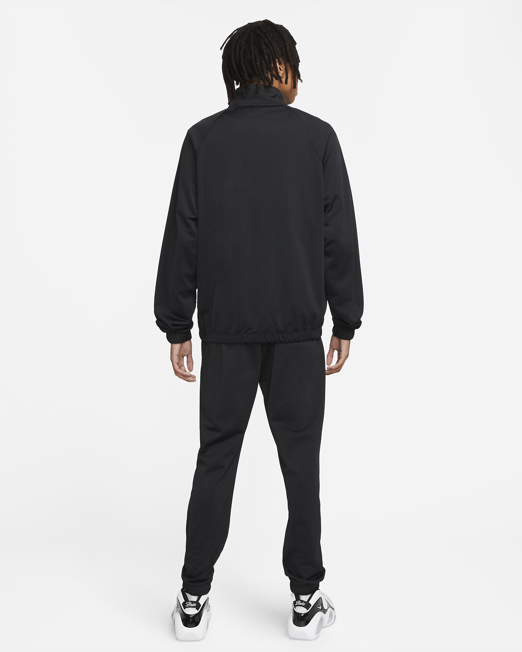 Nike Club Men's Poly-Knit Tracksuit - Black/White