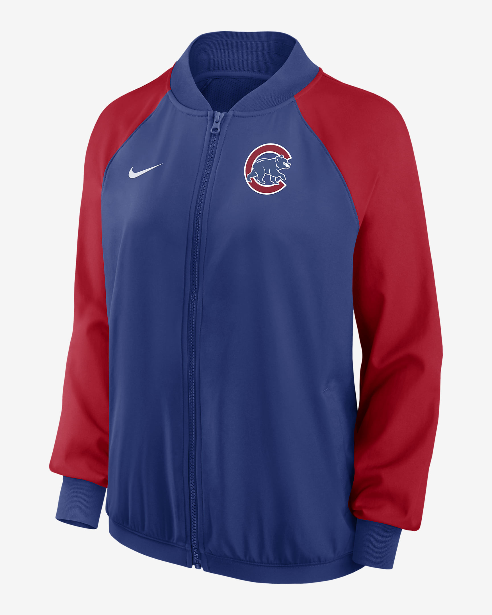 Nike Gym (MLB Chicago Cubs) Women's Full-Zip Hoodie