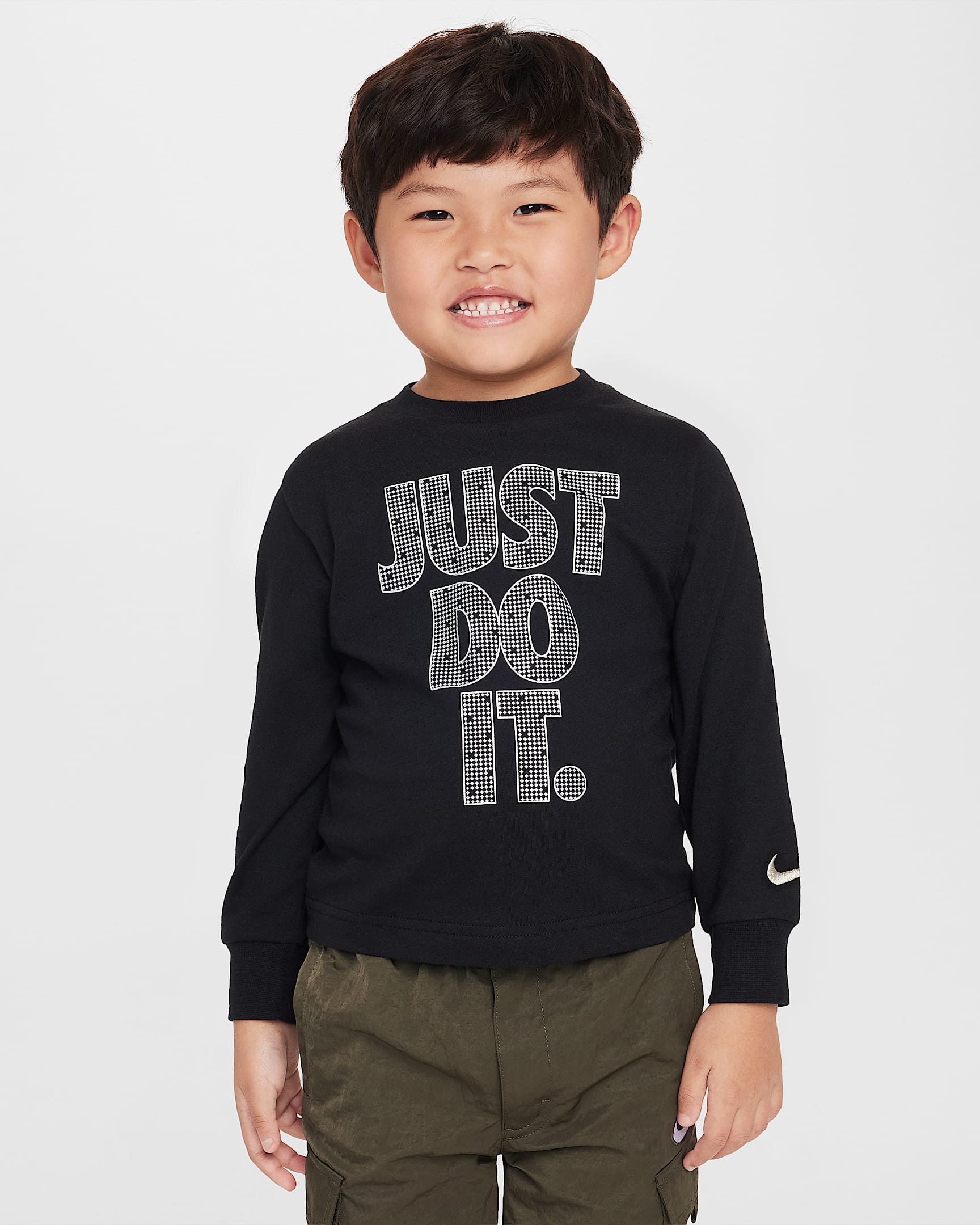 Nike Shine Toddler Long Sleeve T-Shirt - Black