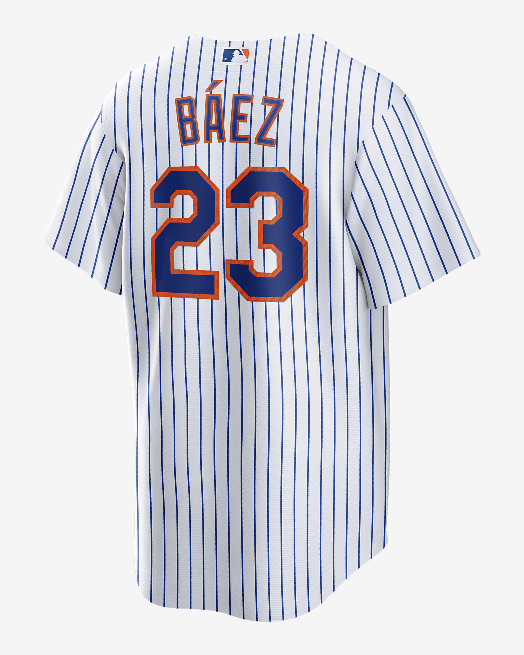 MLB New York Mets (Javier Baez) Men's Replica Baseball Jersey.
