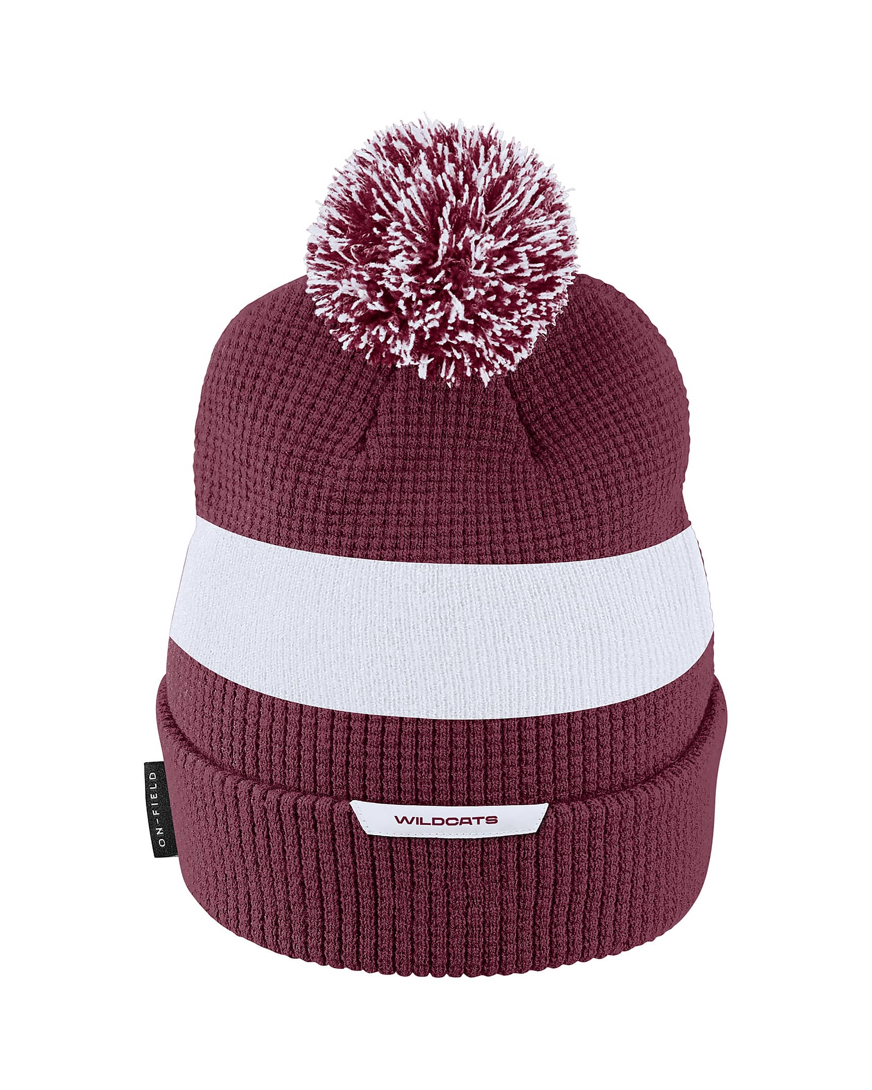 Bethune Cookman Nike College Pom Beanie - Maroon