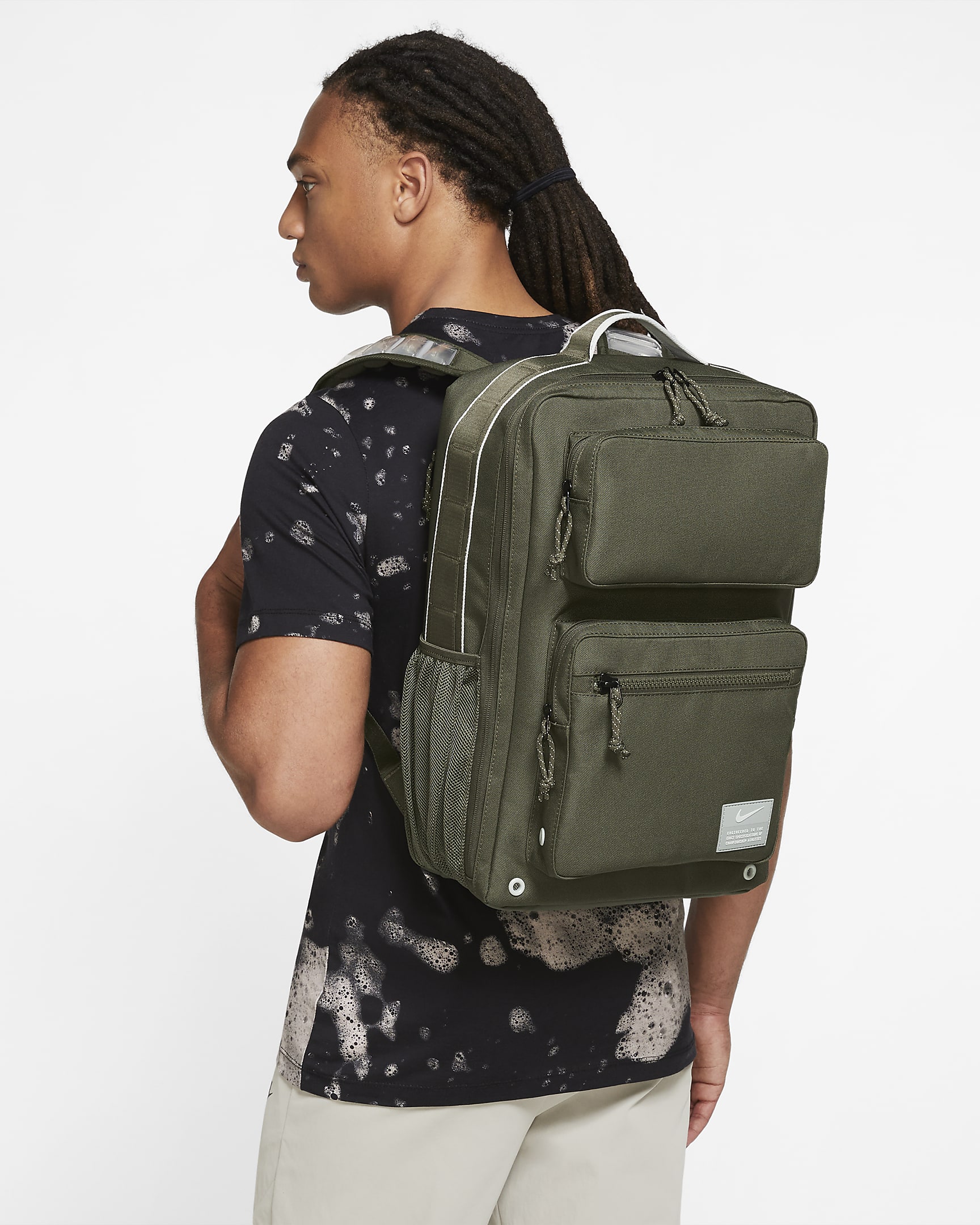 Nike Utility Speed Training Backpack (27L) - Cargo Khaki/Cargo Khaki/Mica Green