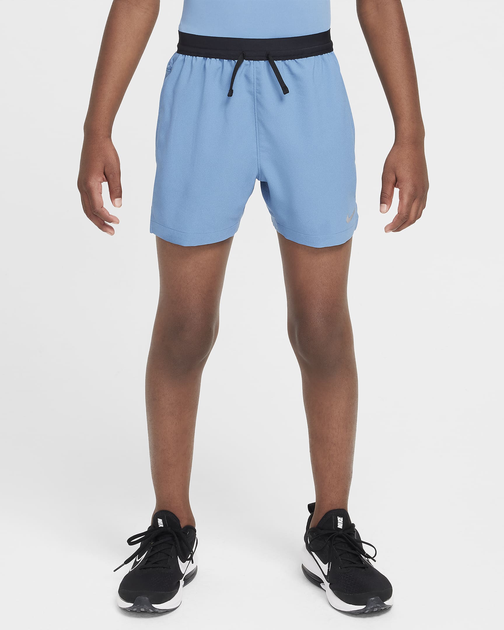 Träningsshorts Nike Multi Tech EasyOn Dri-FIT för ungdom (killar) - Aegean Storm/Svart