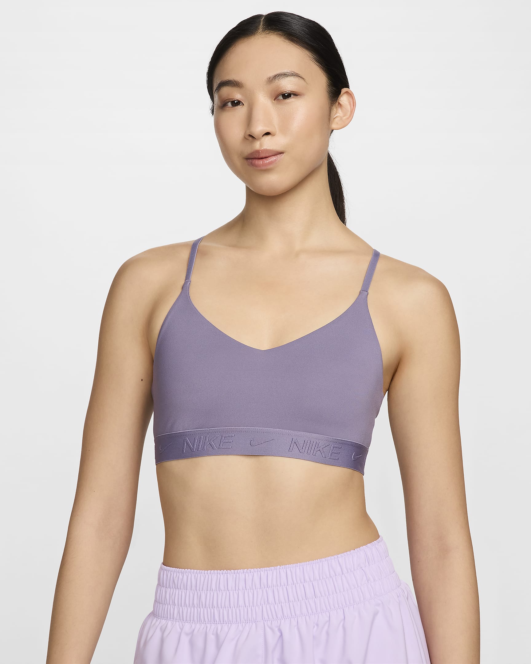 Brassière de sport réglable rembourrée à maintien léger Nike Indy pour femme - Daybreak/Daybreak