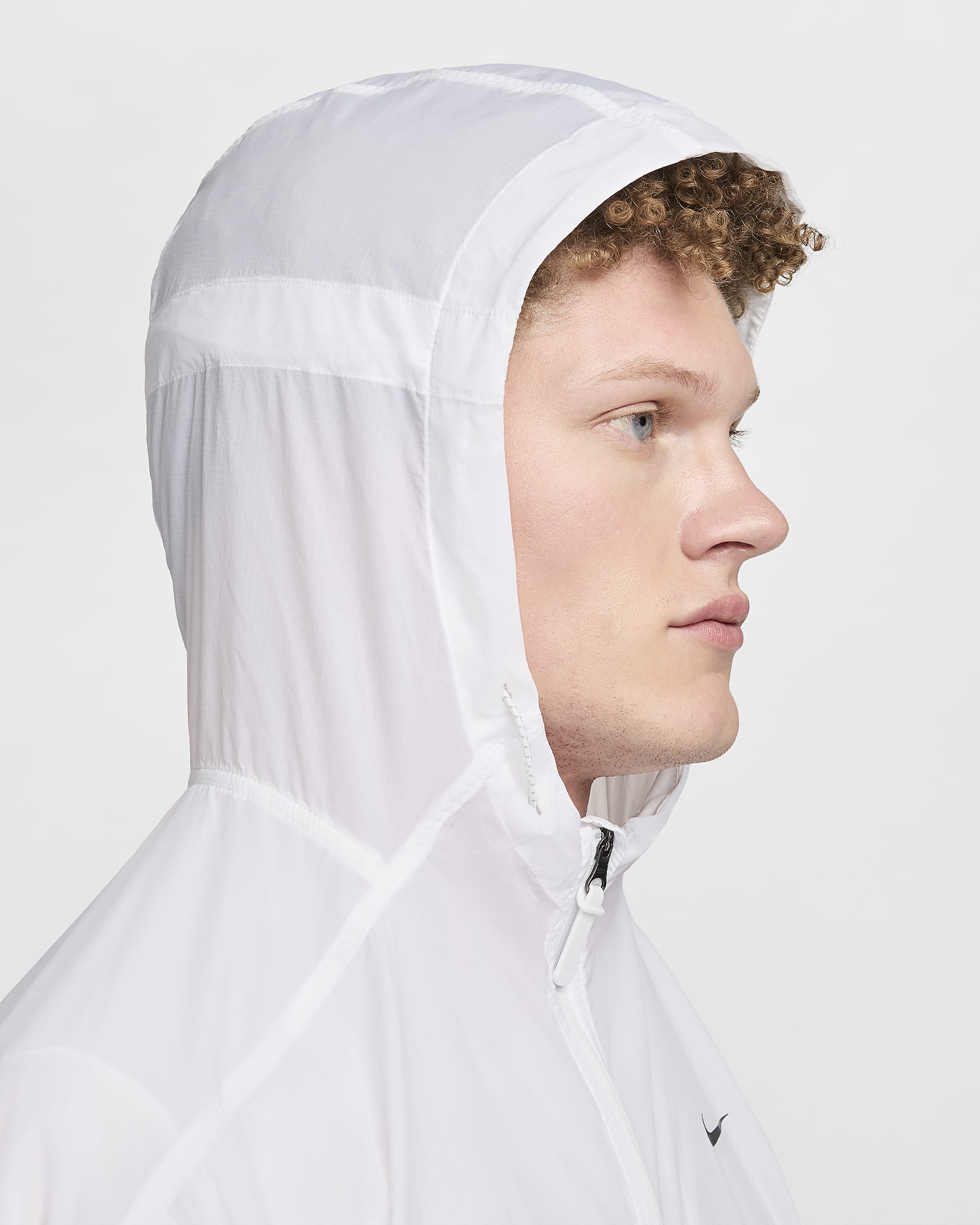 Nike Running Division Men's UV Running Jacket - Summit White/Black